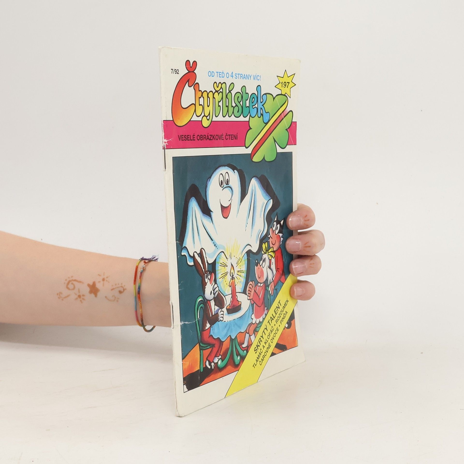 kolektiv Čtyřlístek 197. 7/1992. Skrytý talent
