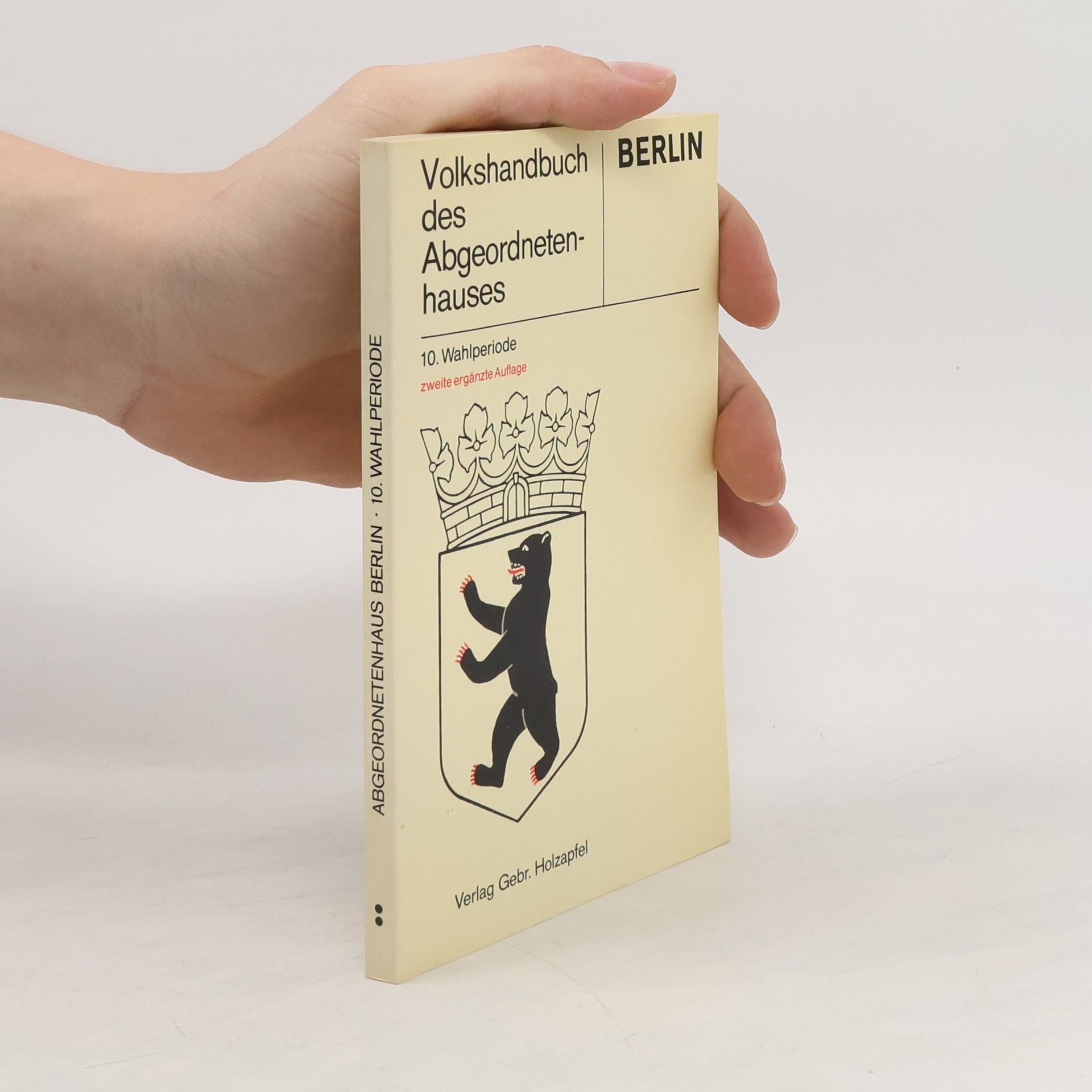 kolektiv Volkshandbuch des Abgeordnetenhauses