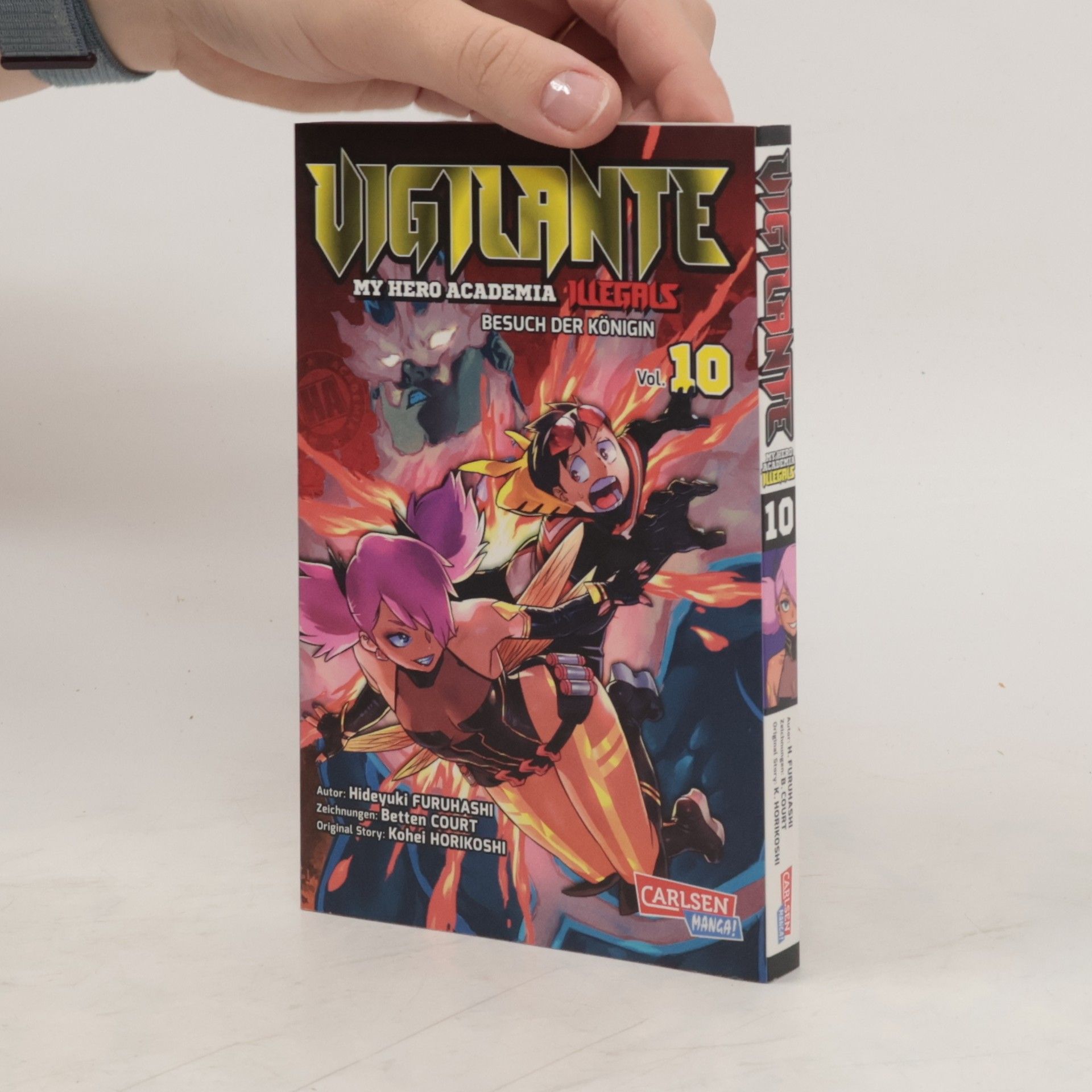Kóhei Horikoši Vigilante. My Hero Academia Illegals 10. Besuch der Königin