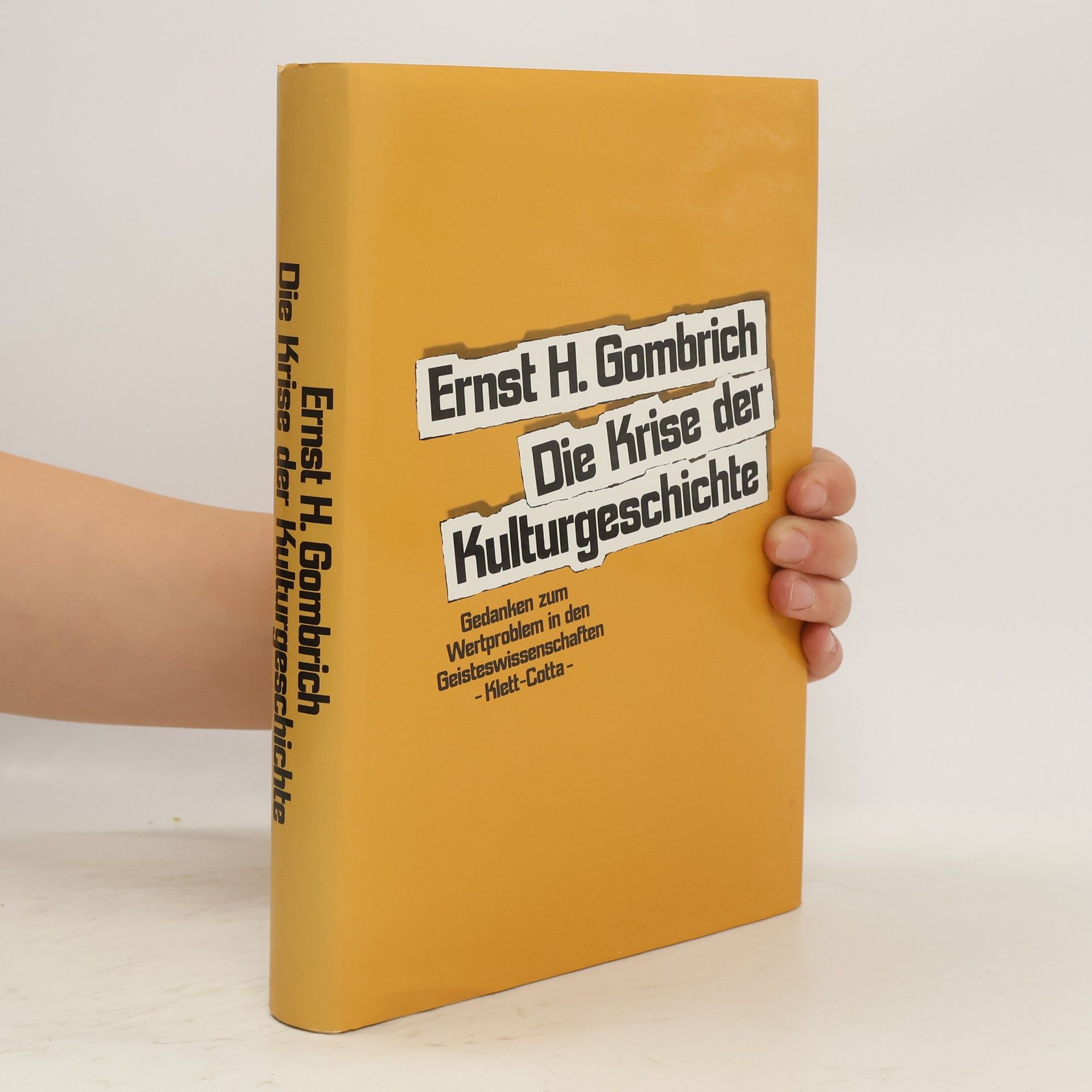 Ernst Gombrich Die Krise der Kulturgeschichte