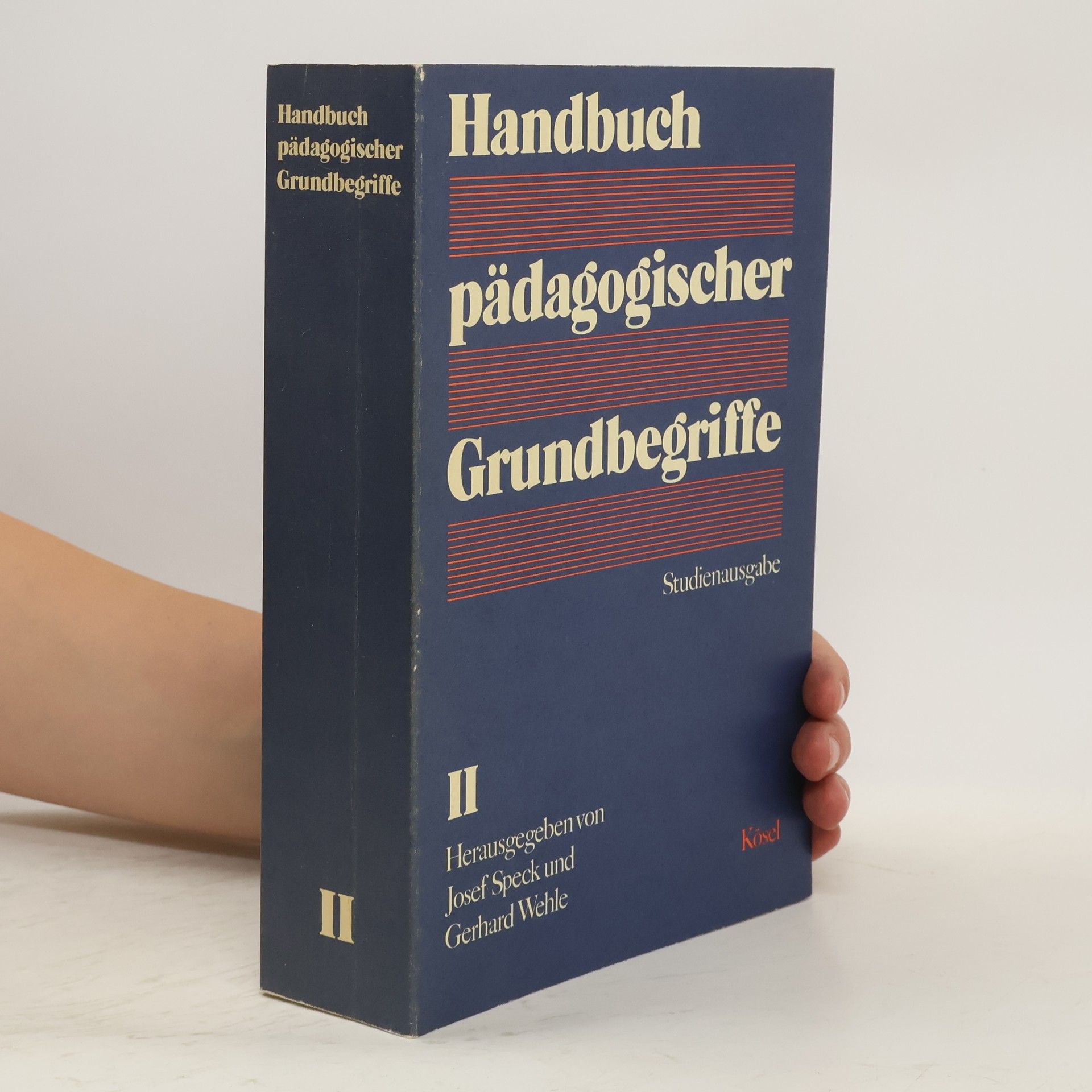 Josef Speck Handbuch pädagogischer Grundbegriffe II