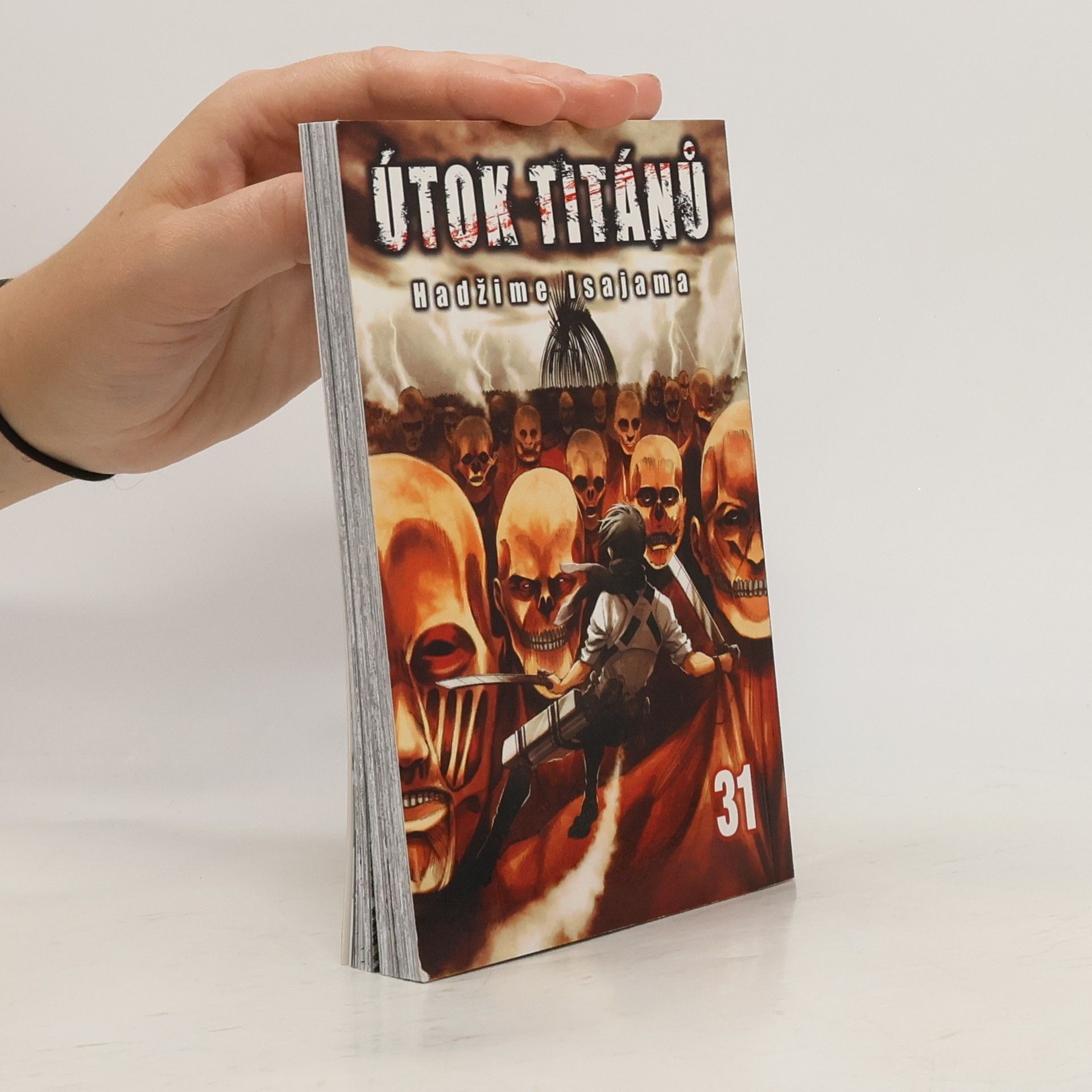Hajime Isayama Útok titánů Volume 31