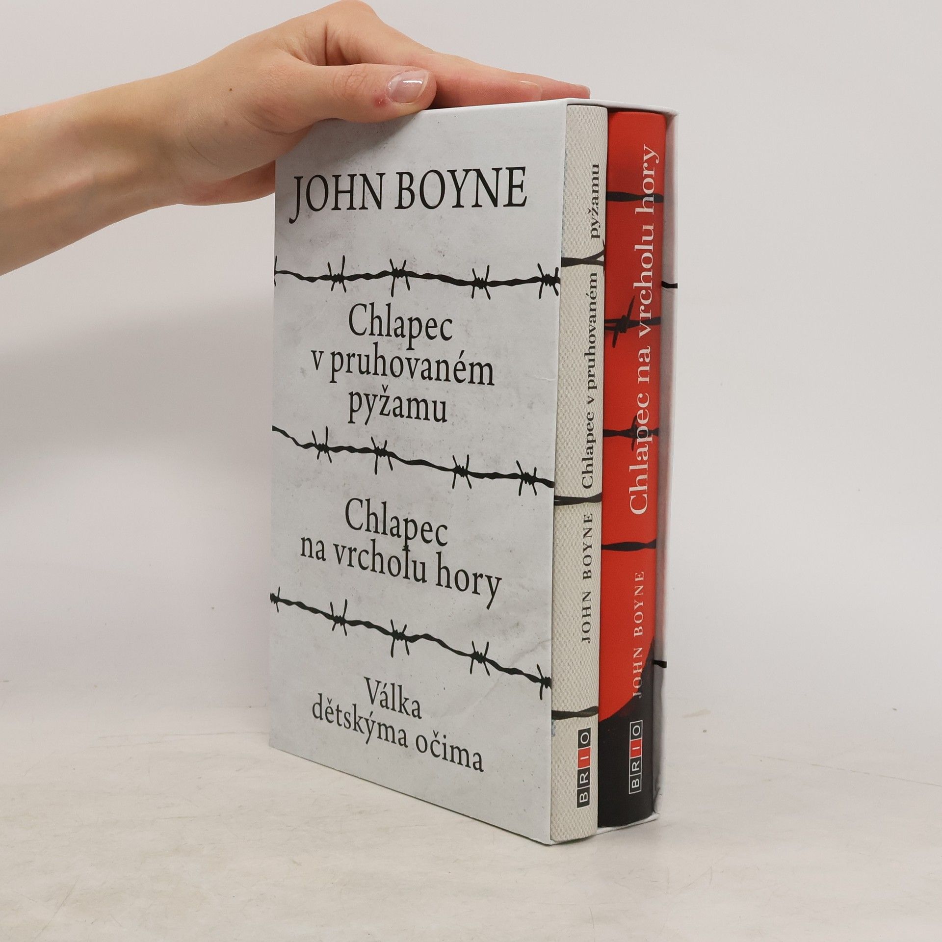 John Boyne Chlapec v pruhovaném pyžamu. Chlapec na vrcholu hory (box)