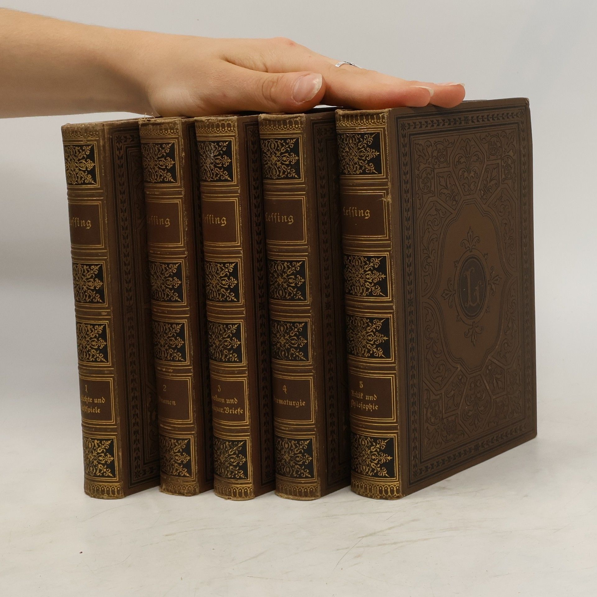Franz Bornmüller Lessings Werke 1-5