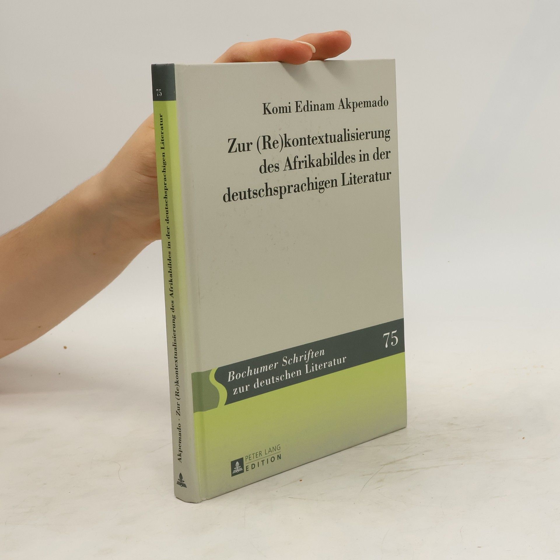 Komi Edinam Akpemado Zur (Re)kontextualisierung des Afrikabildes in der deutschsprachigen Literatur