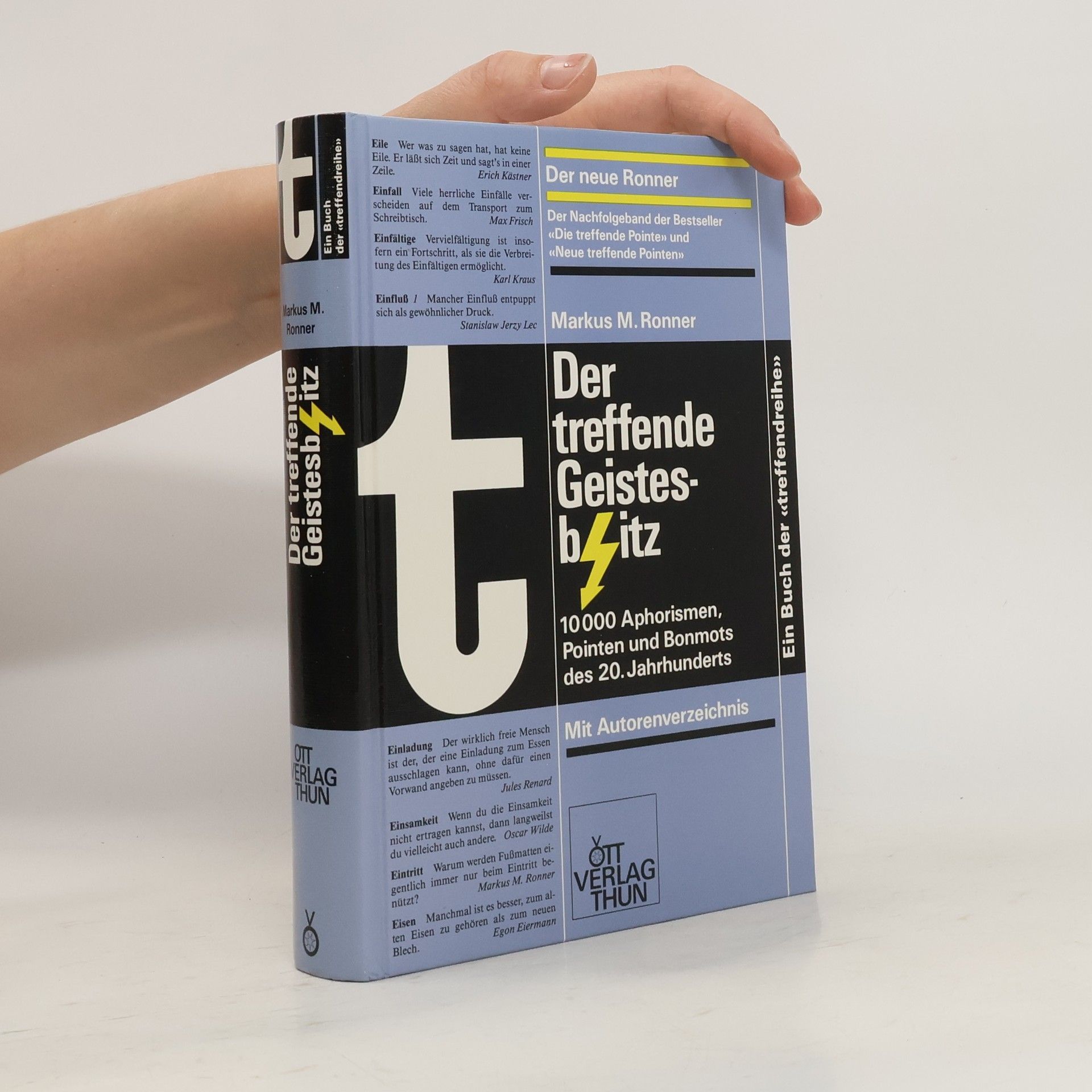 Markus Ronner Der treffende Geistesblitz