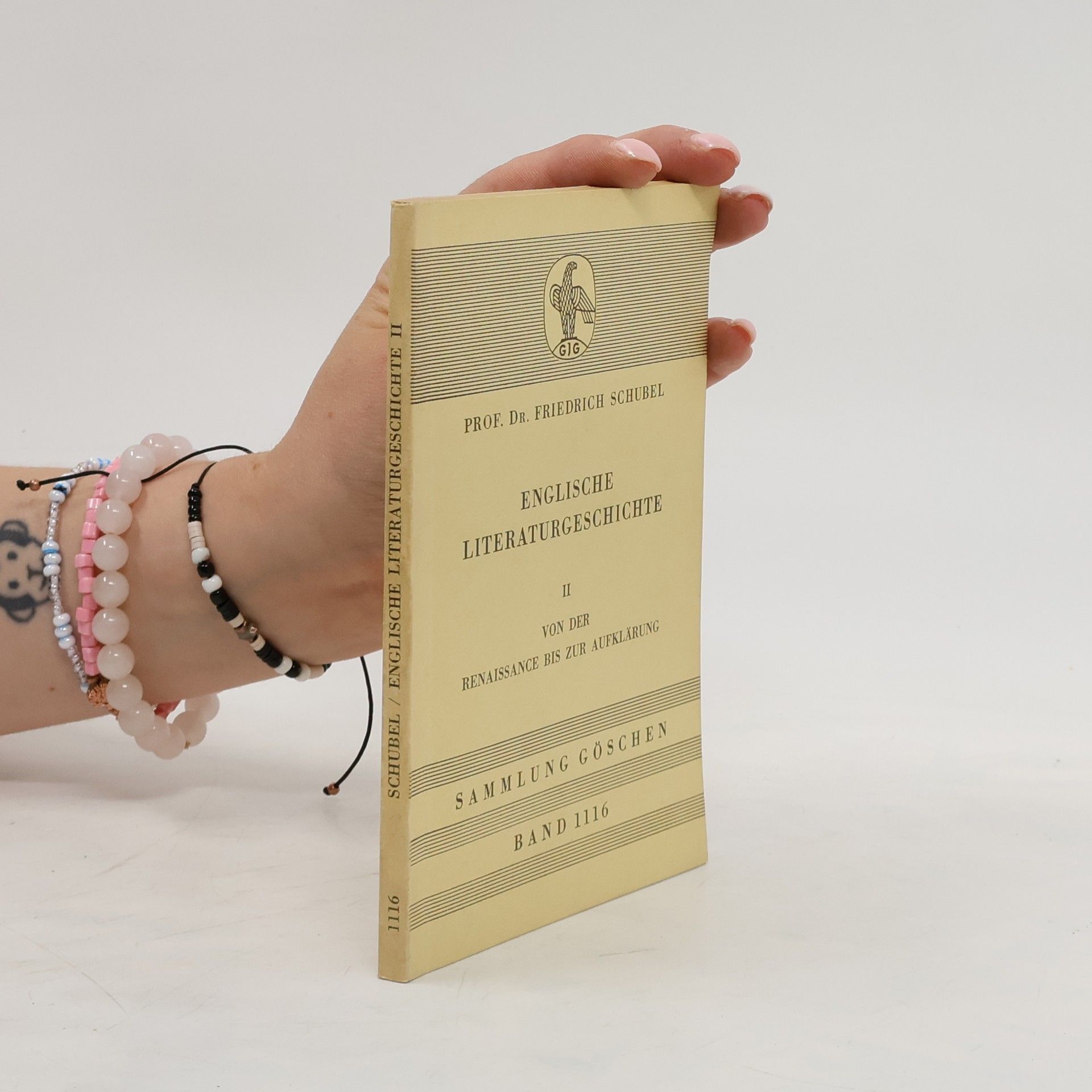 Paul Meissner Englische Literaturgeschichte II. Von der Renaissance bis zur Aufklärung