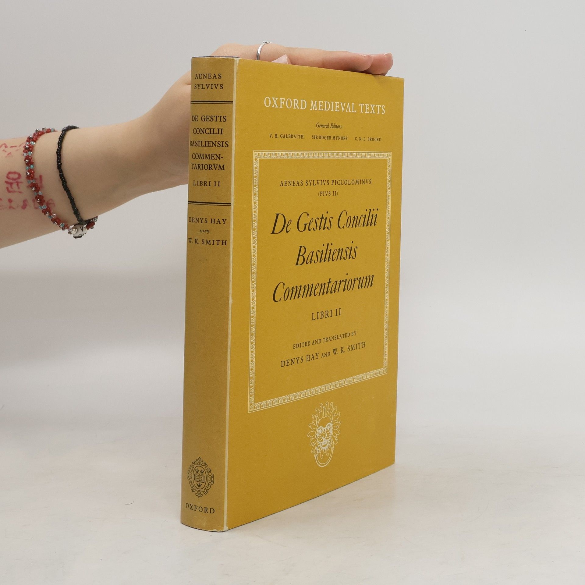 Aeneas Sylvius De Gestis Concilii Basiliensis Commentariorum. Libri II.