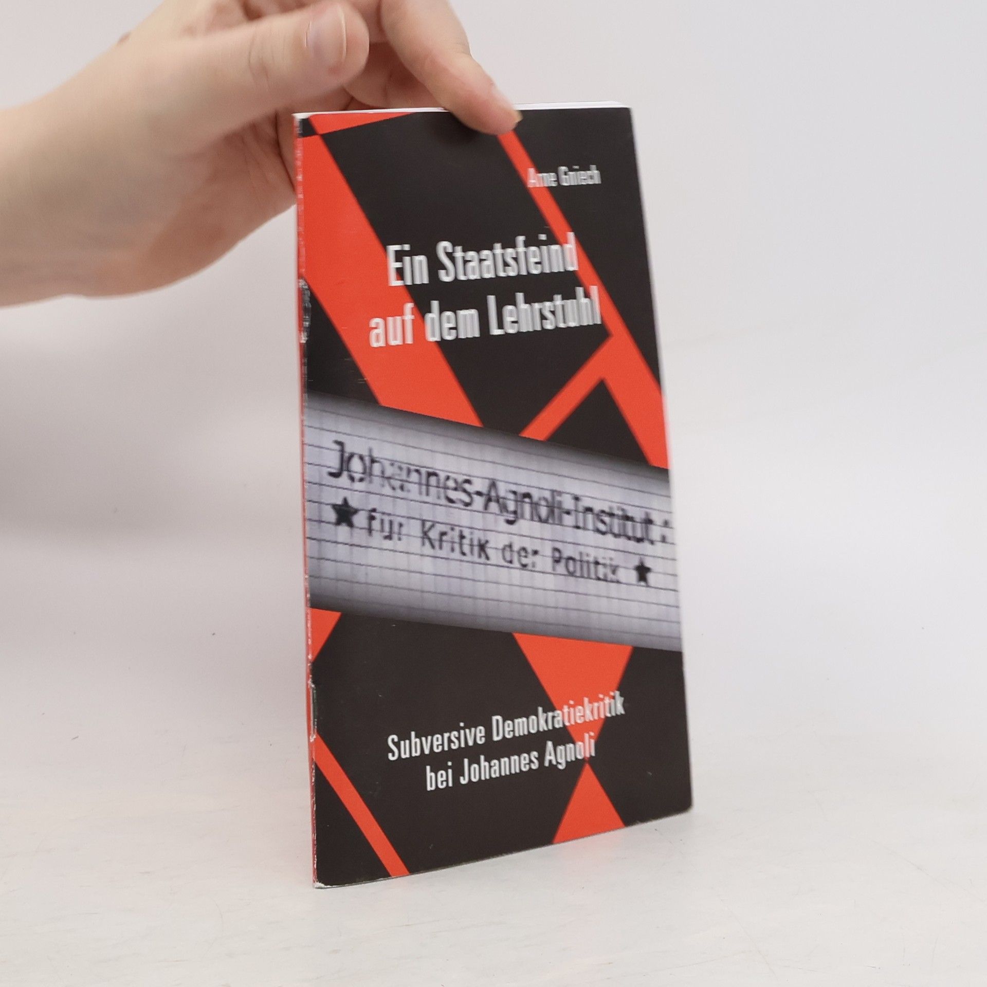 Anne Griech Ein Staatsfeind auf dem Lehrstuhl