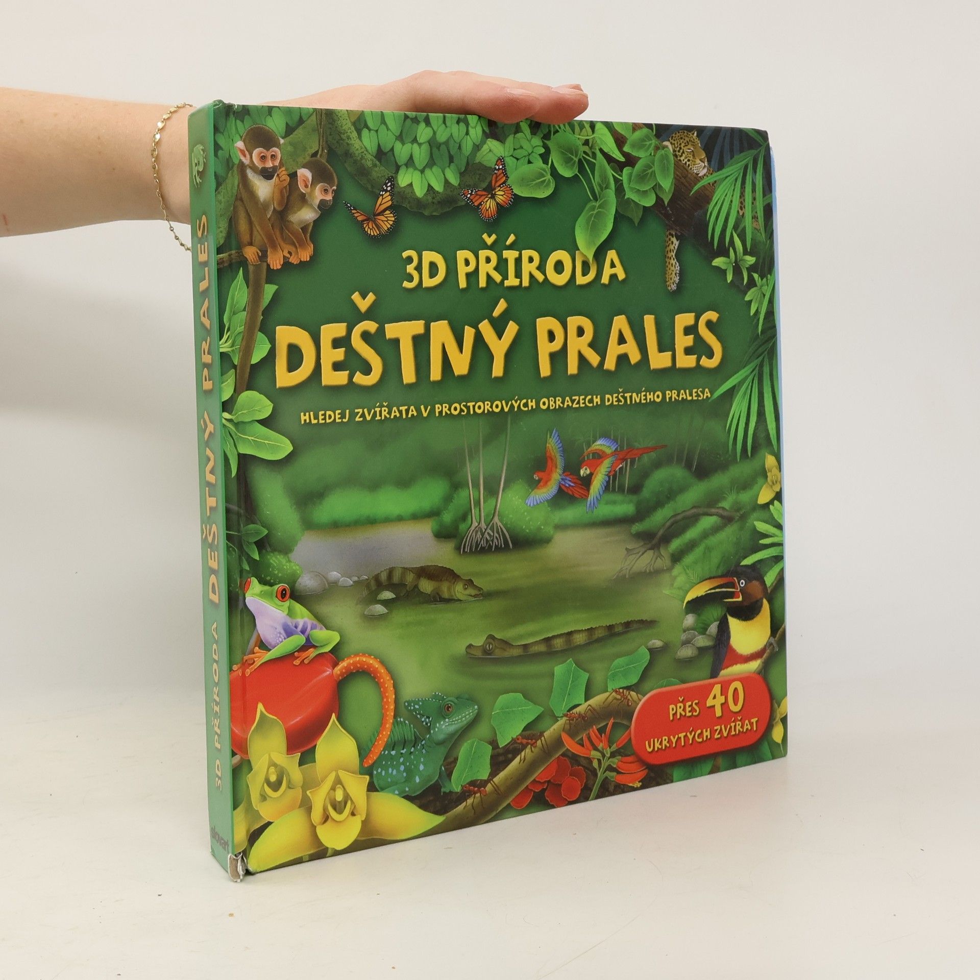 Fiammetta Dogi Deštný prales : hledej zvířata v prostorových obrazech deštného pralesa (pop-up leporelo)