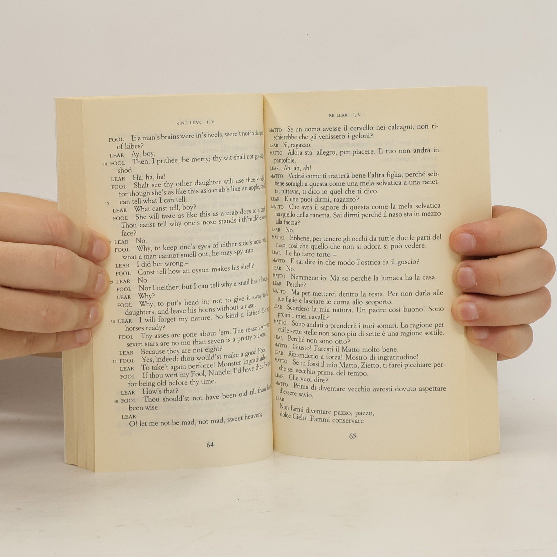 William Shakespeare Re Lear. Testo inglese a fronte