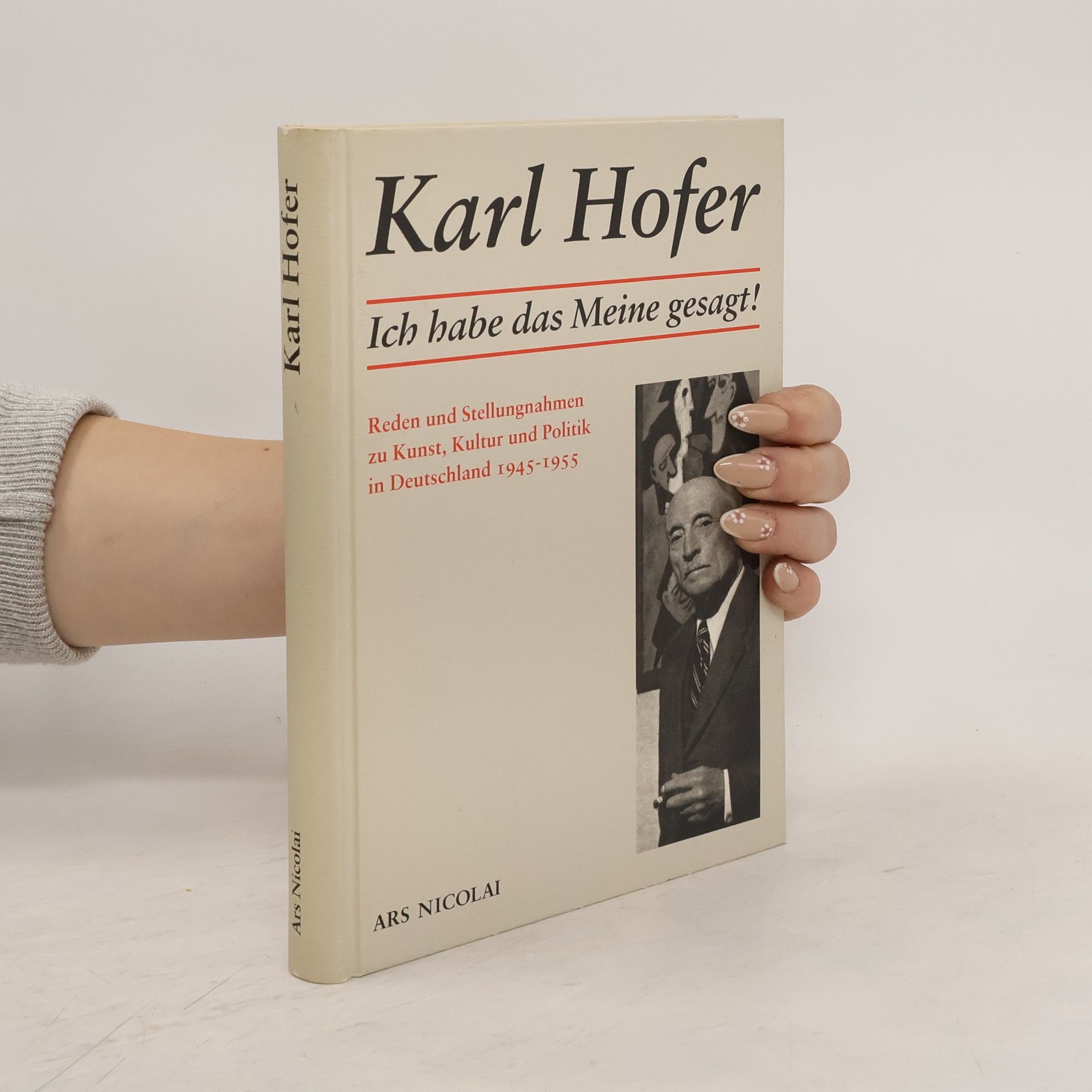Karl Hofer Ich habe das Meine gesagt!