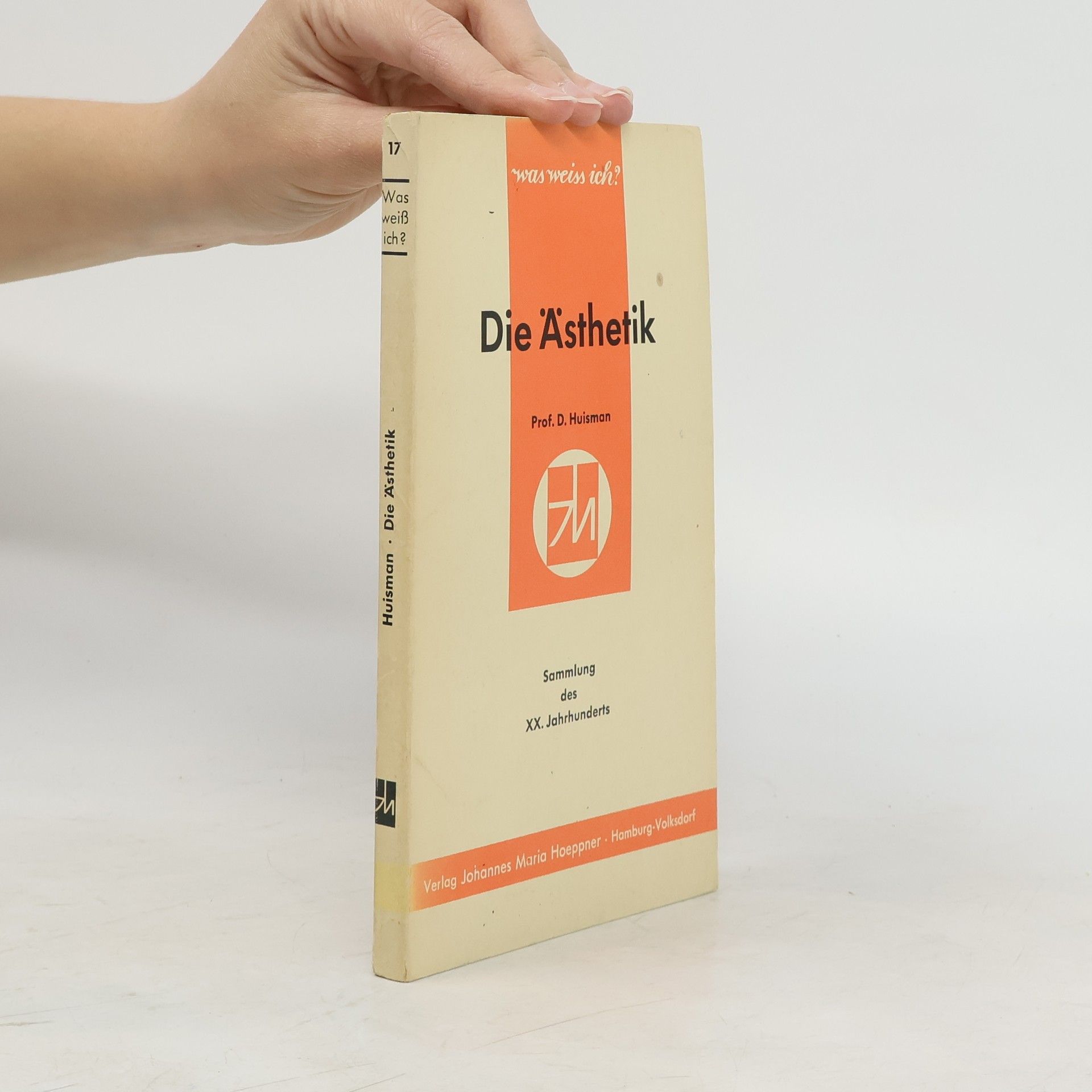 Prof. D. Huisman Die Ästhetik