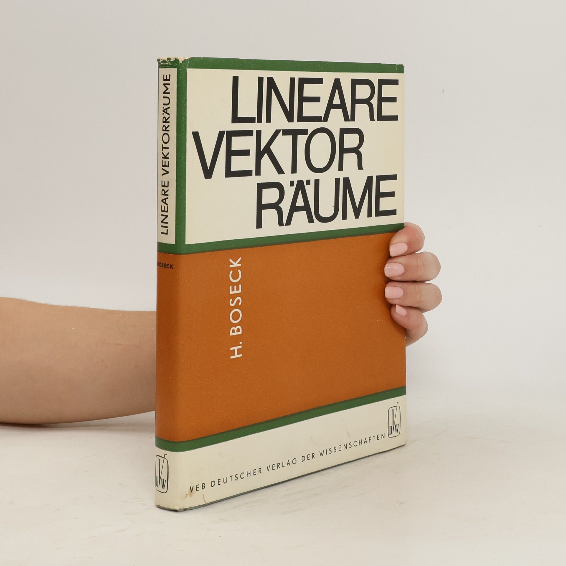 H.Boseck Lineare vektor räume