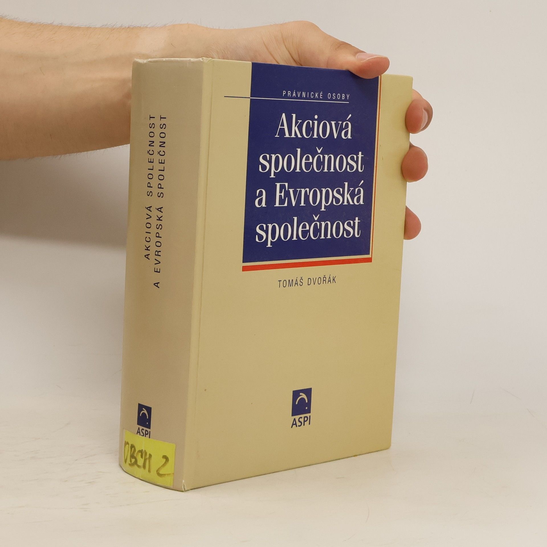 Tomáš Dvořák Akciová společnost a Evropská společnost