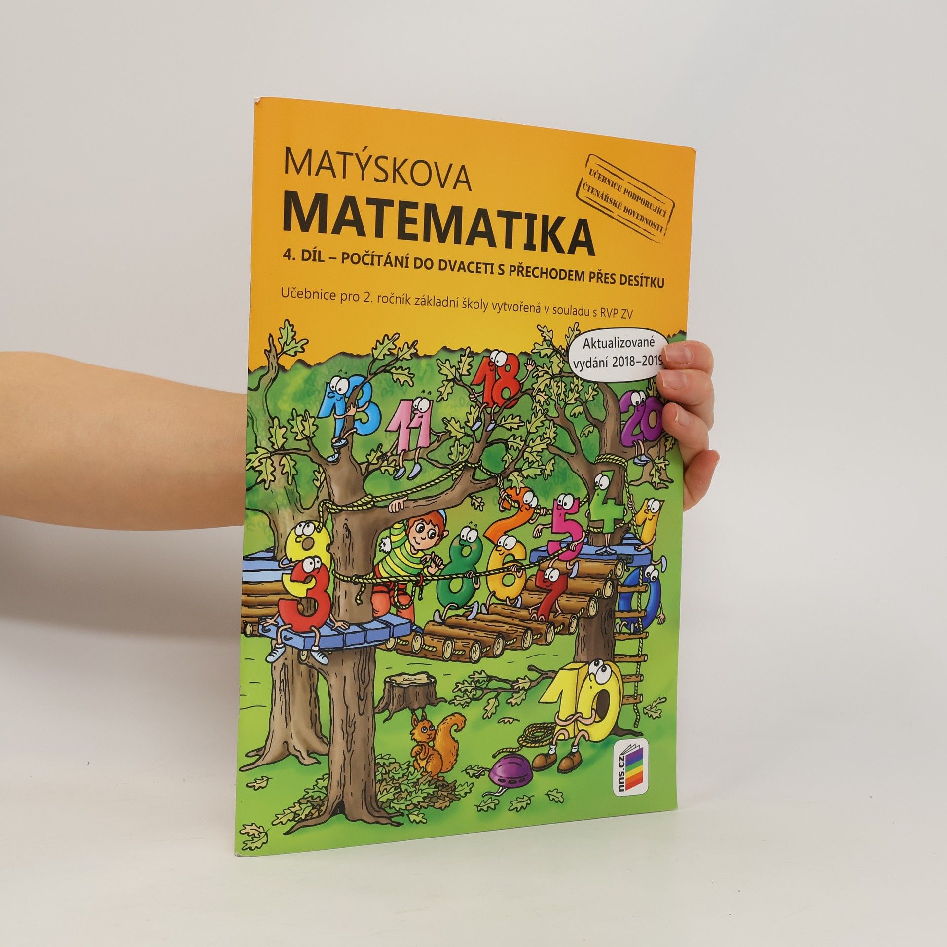 NNS Matýskova matematika, 4. díl – počítání do 20 s přechodem přes 10 - aktualizované vydání 2019