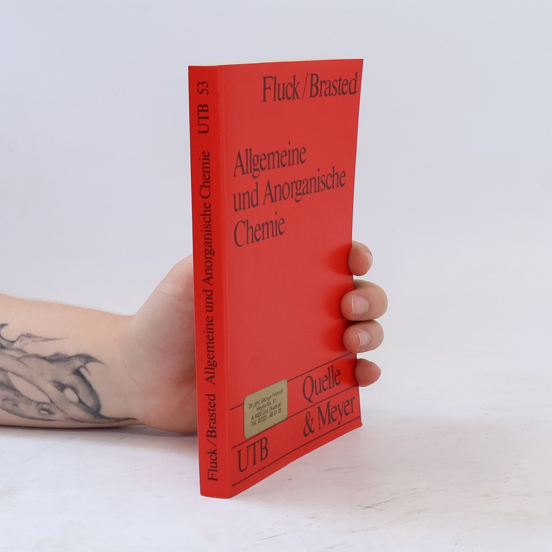 Ekkehard Fluck Allgemeine und anorganische Chemie