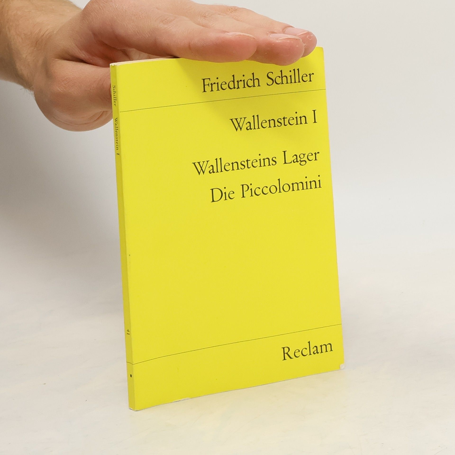 Friedrich Schiller Wallenstein I, Wallensteins Lager, Die Piccolomini