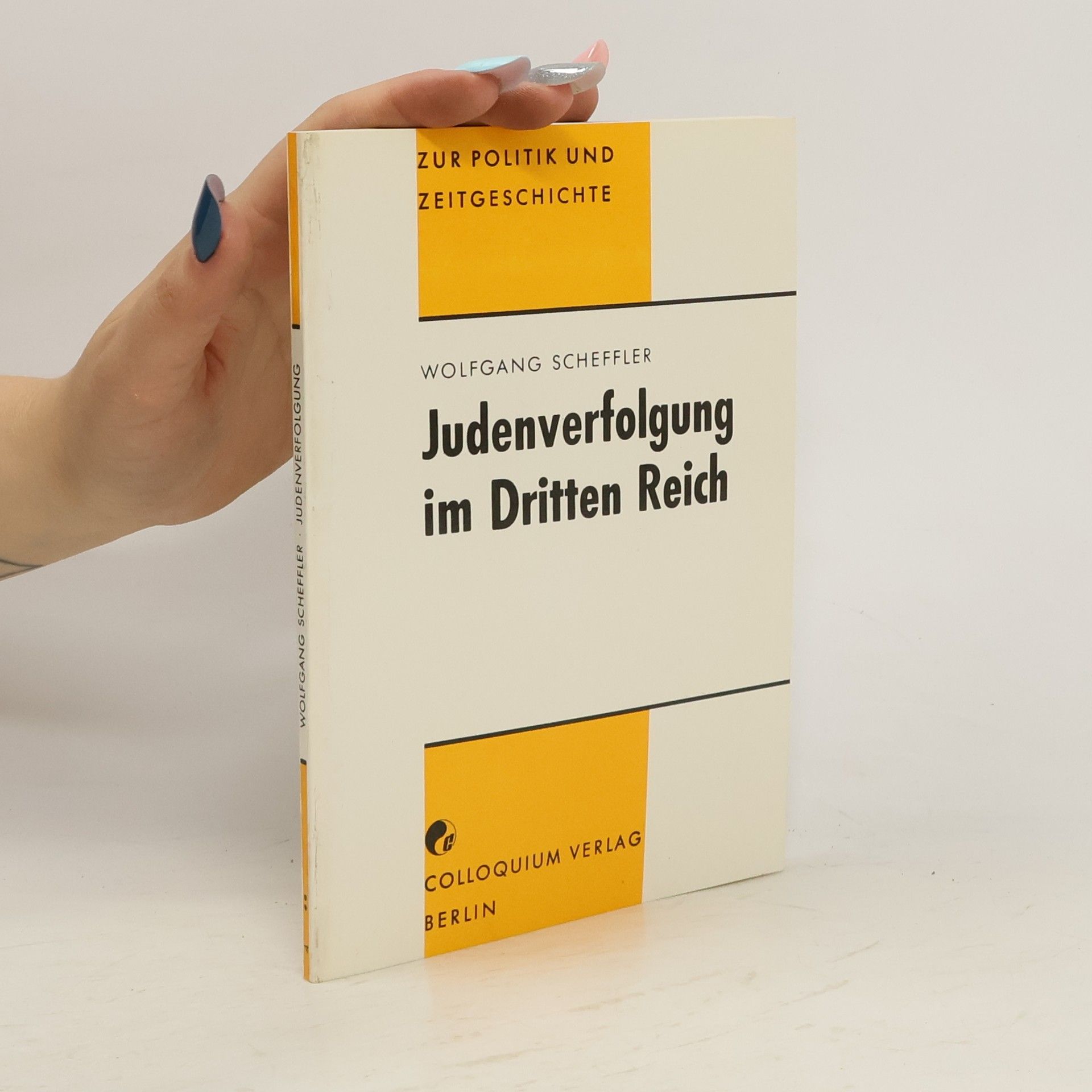 Wolfgang Scheffler Judenverfolgung im Dritten Reich