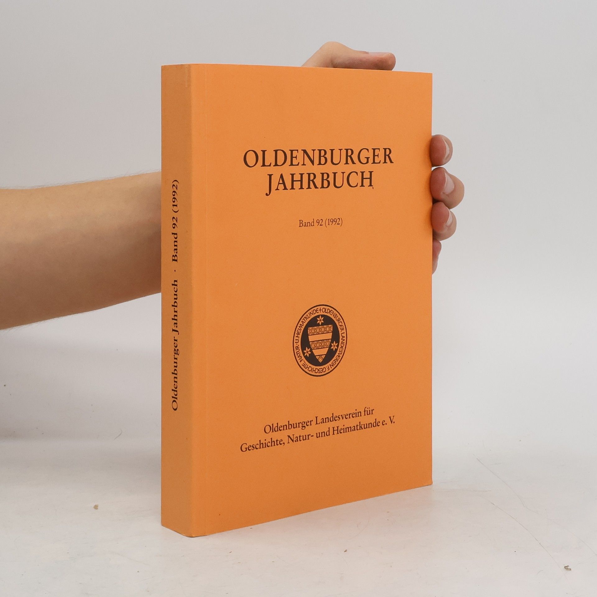 AA.VV. Oldenburger Jahrbuch. Band 92 (1992)