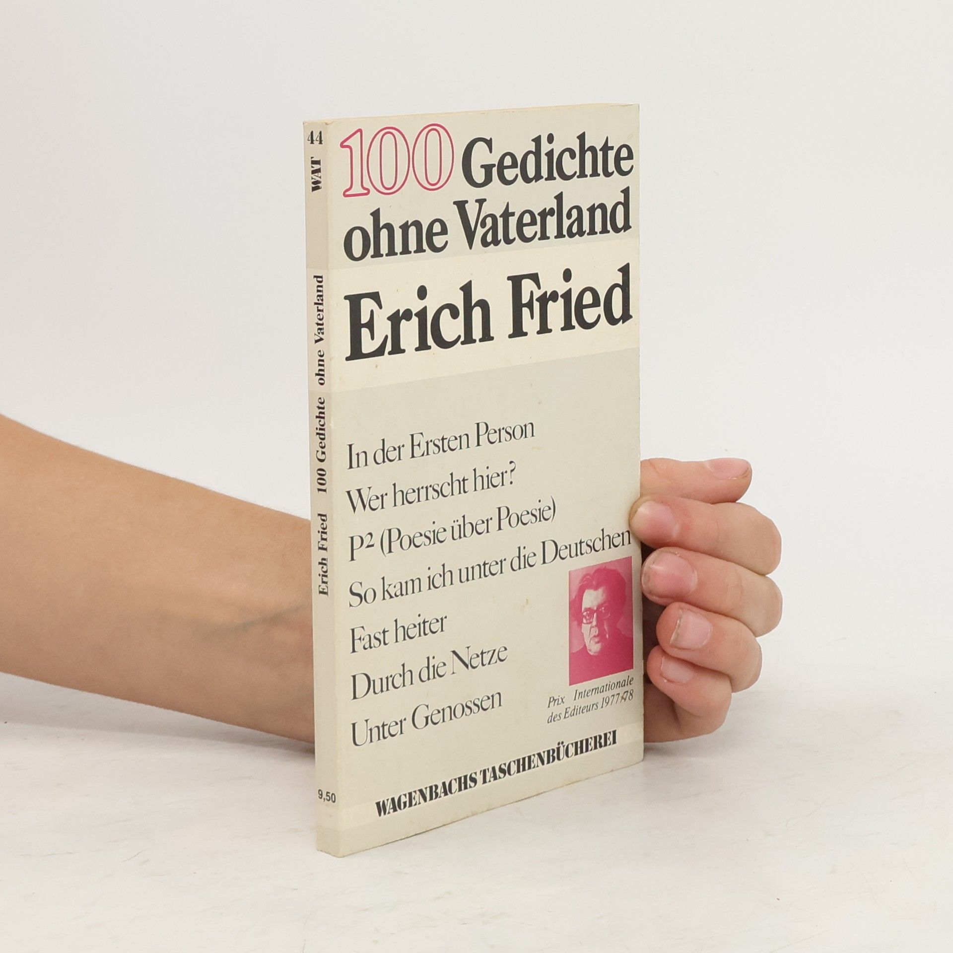 Erich Fried 100 Gedichte ohne Vaterland