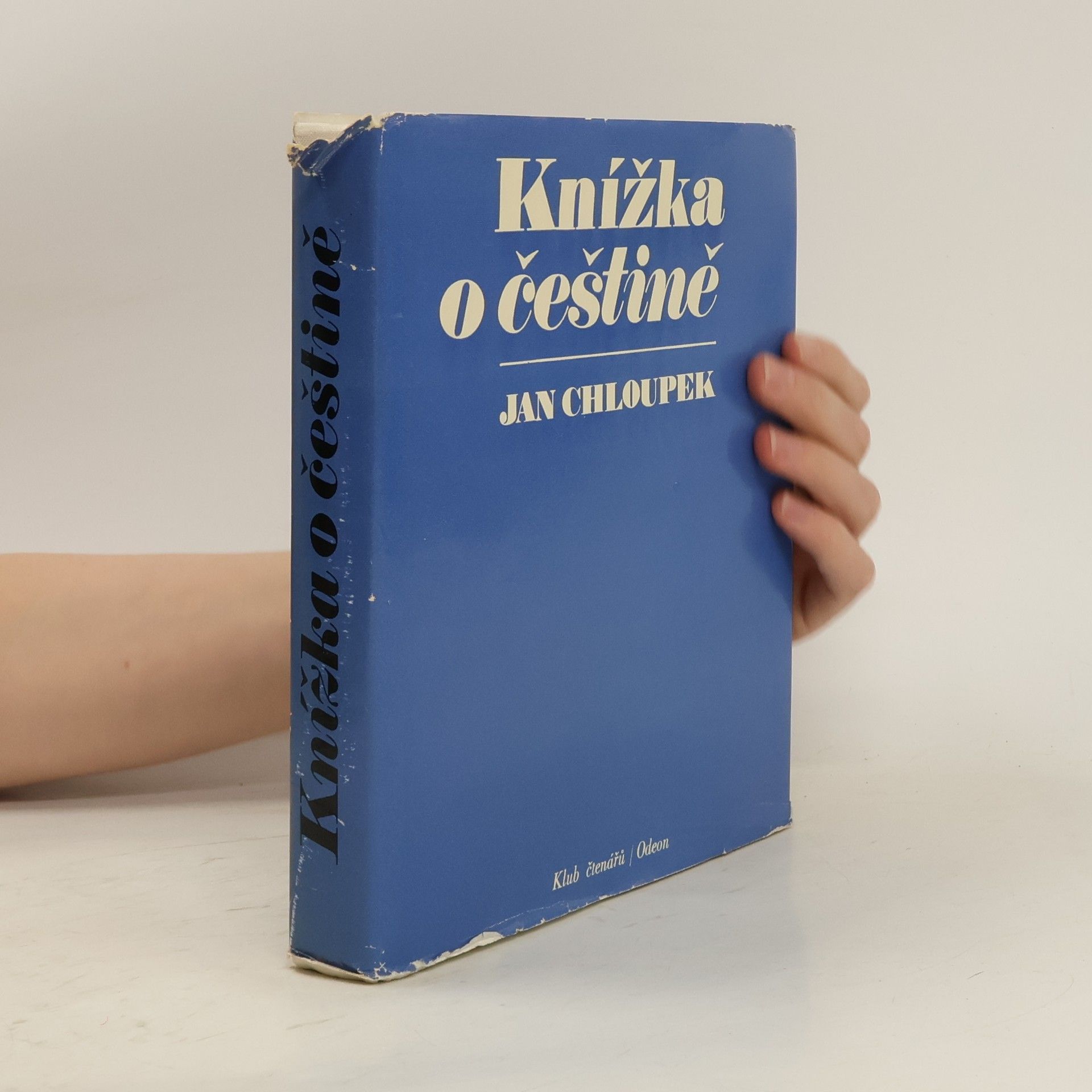 Jan Chloupek Knížka o češtině