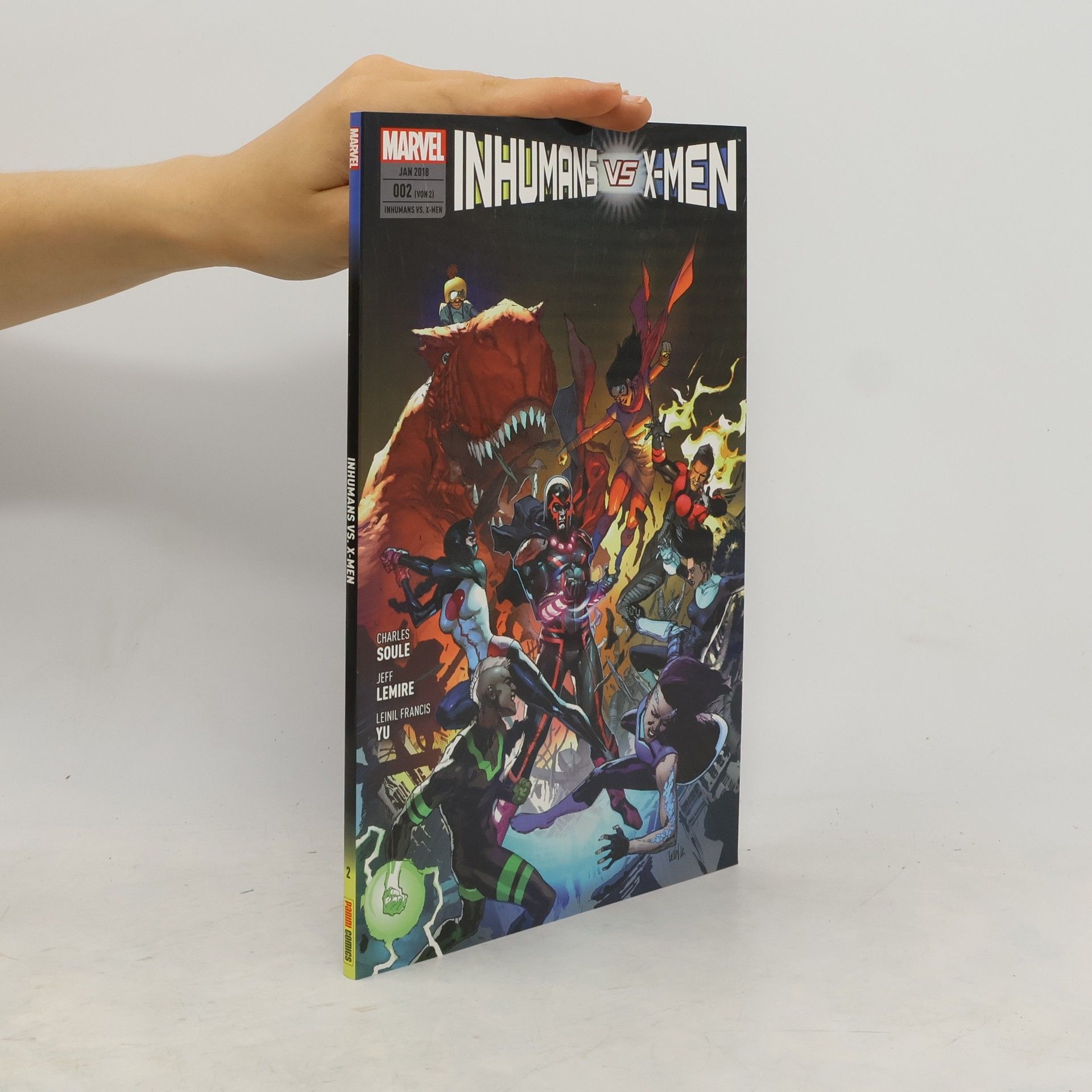 Jeff Lemire Inhumans vs X-Men 2