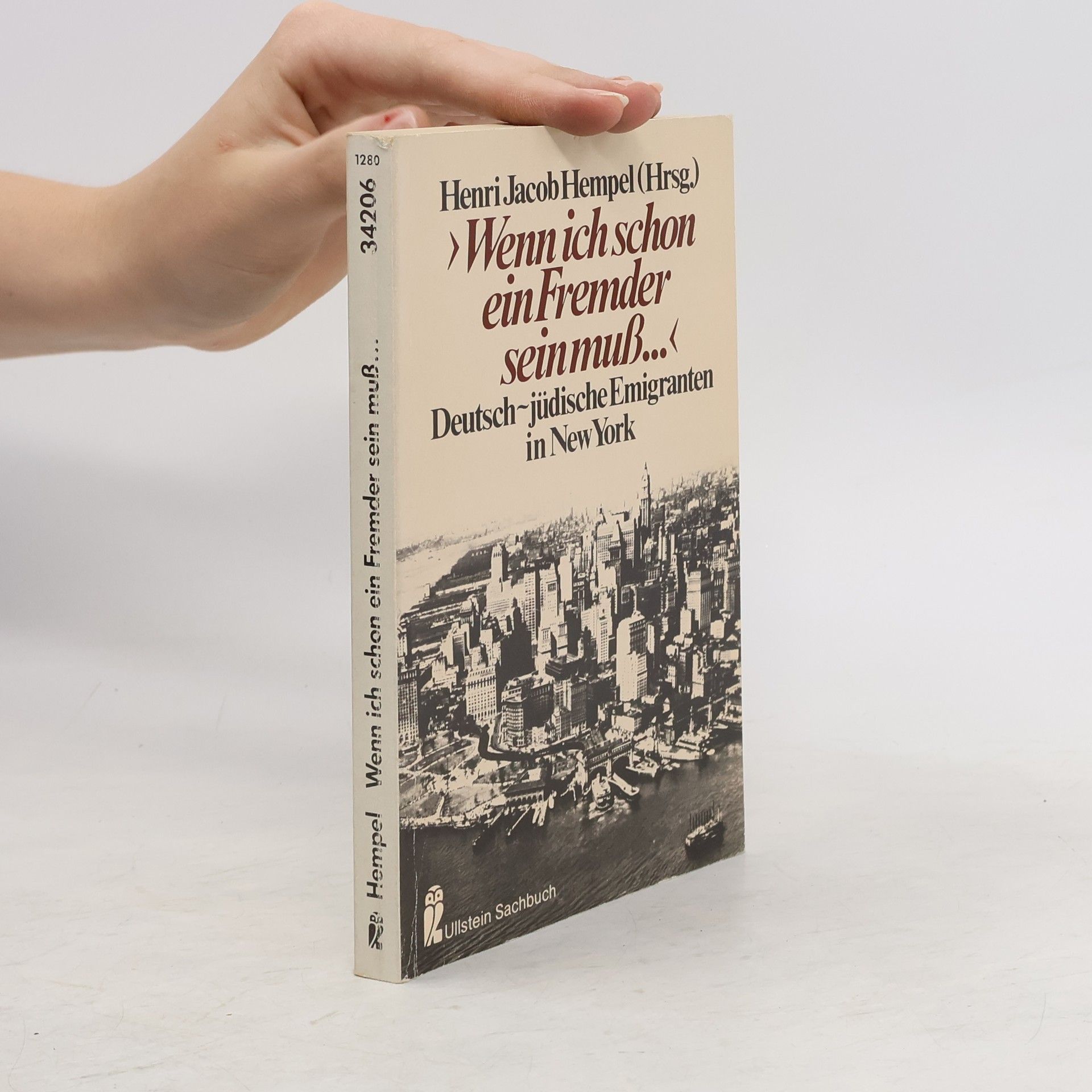 Henri Jacob Hempel "Wenn ich schon ein Fremder sein muss ..."