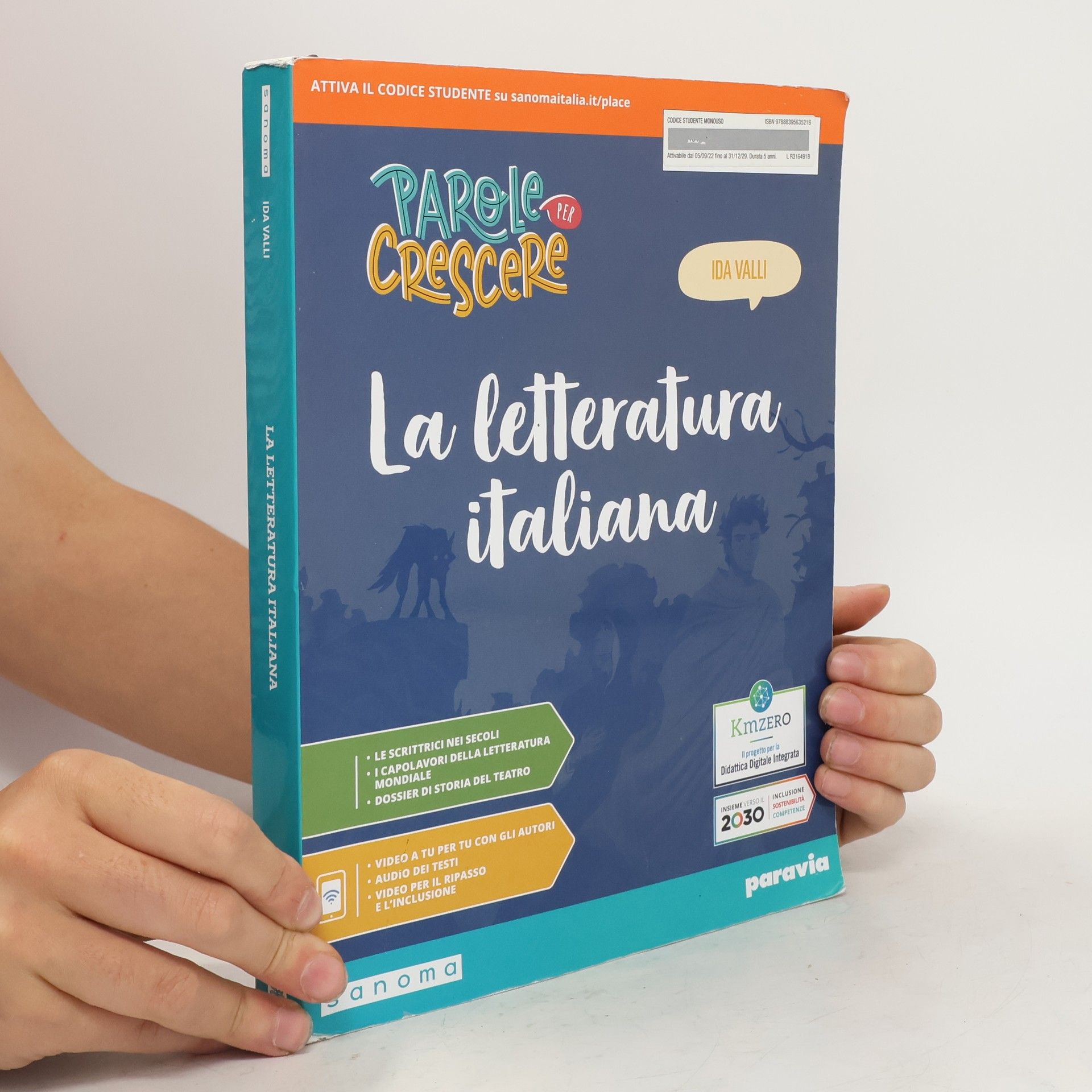 Collectif d'auteurs Parole per crescere. La letteratura italiana