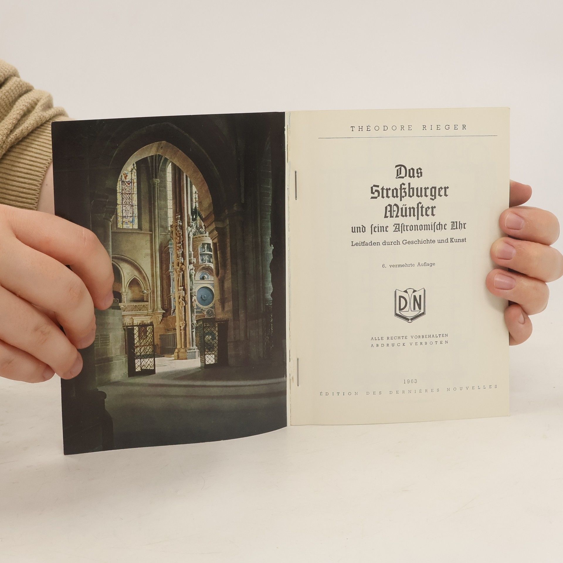 Théodore Rieger Das Straßburger Münster und seine astronomische Uhr