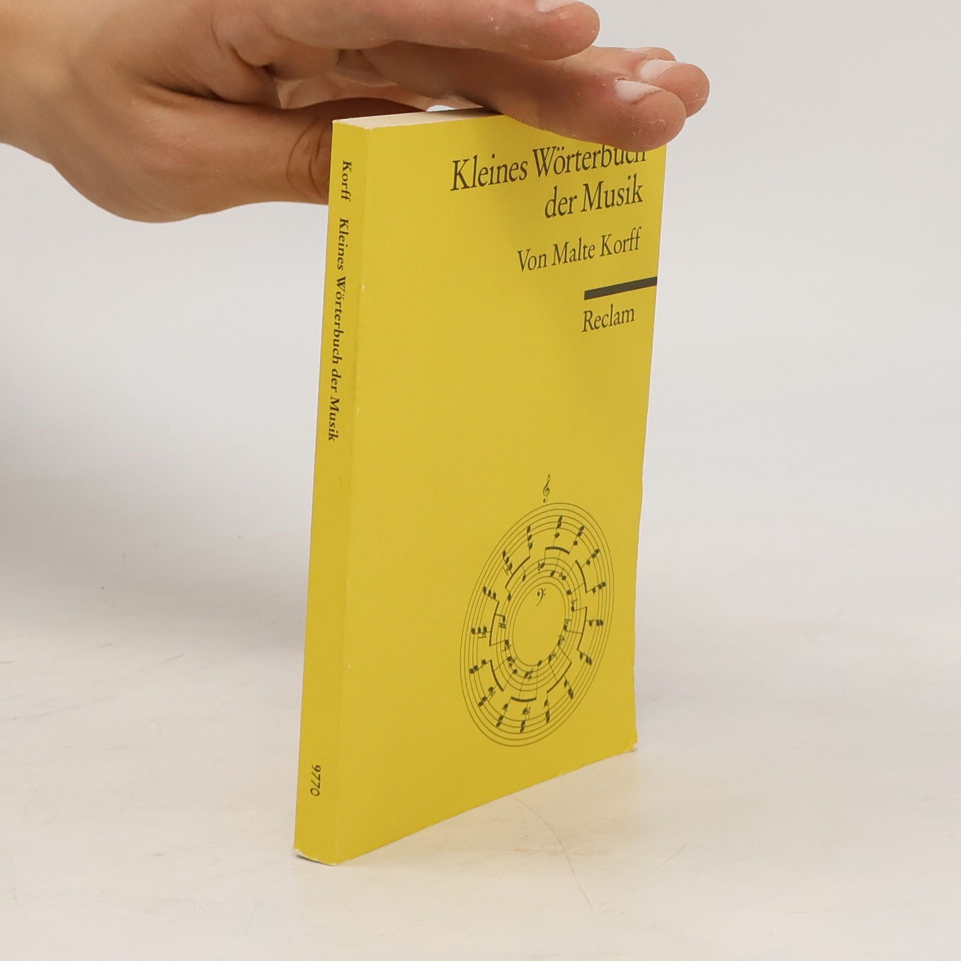 Malte Korff Kleines Wörterbuch der Musik