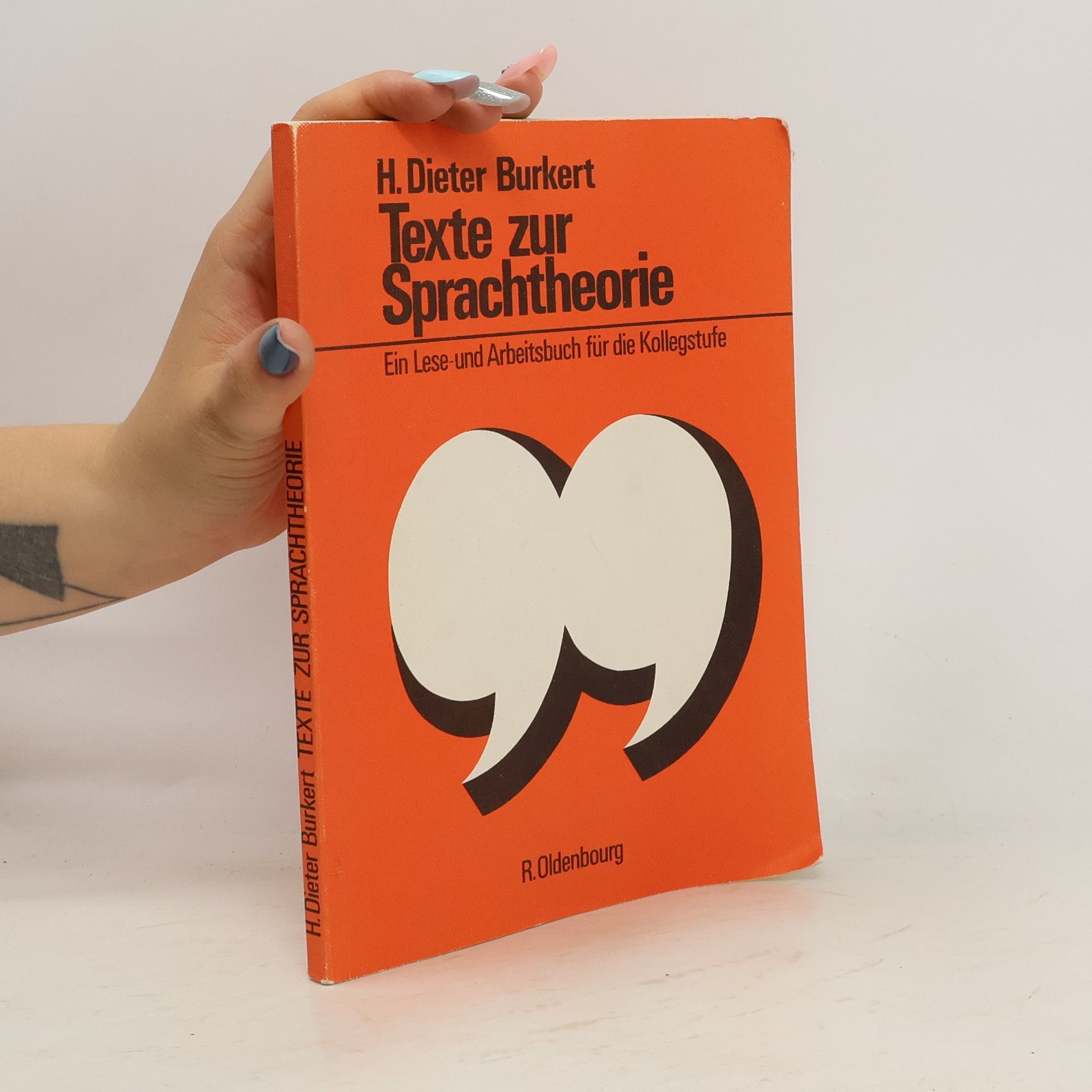 Hans Dieter Burkert Texte zur Sprachtheorie