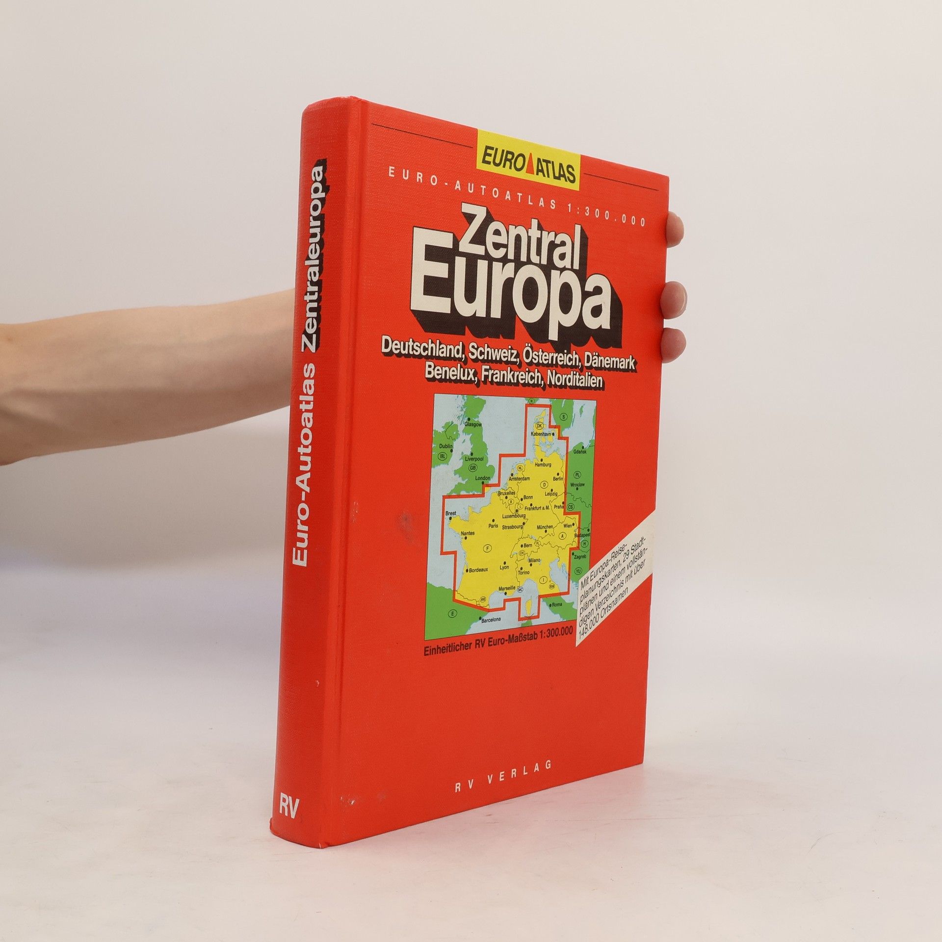 kolektiv Euro-Autoatlas 1:300.000 Zentral Europa
