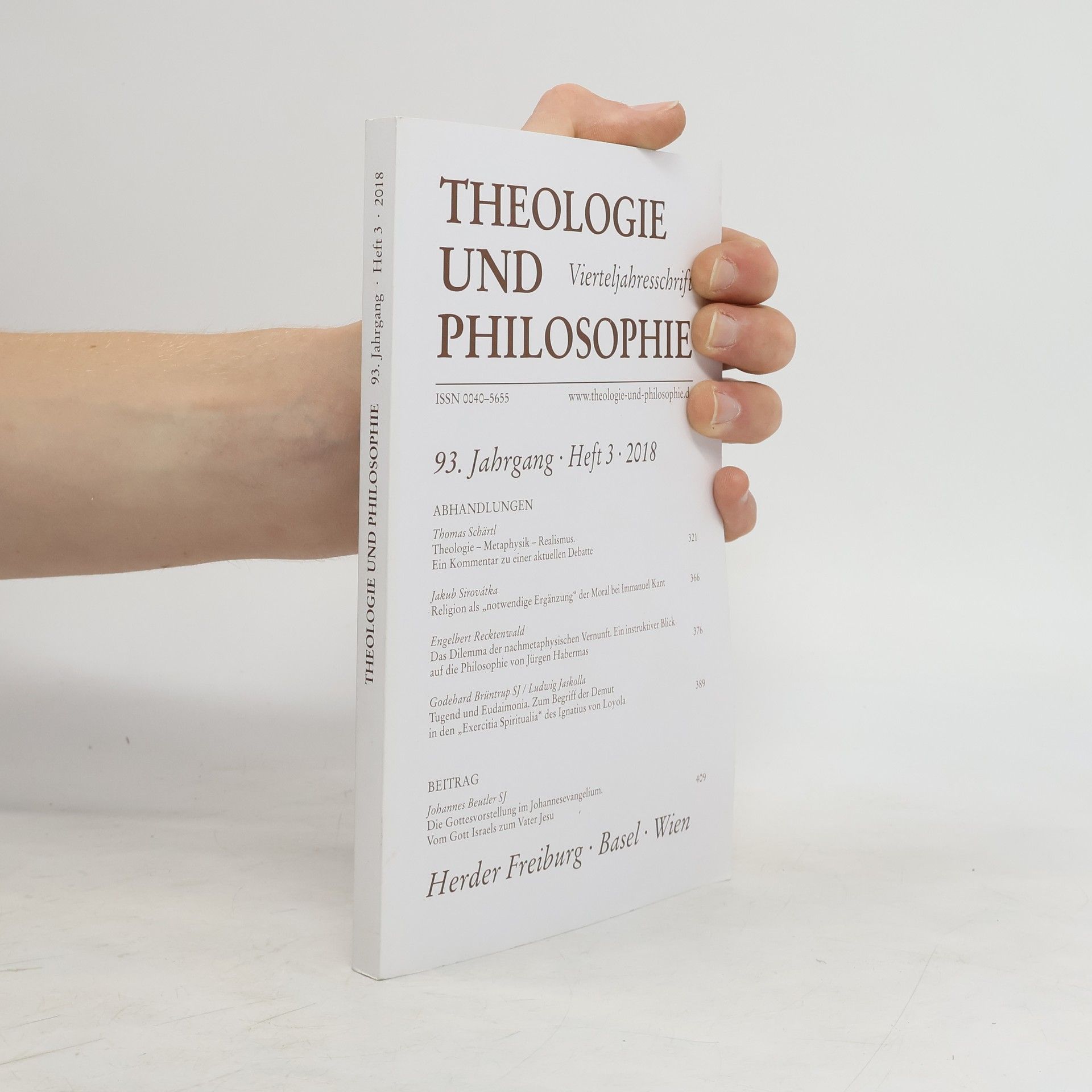 Auteurscollectief Theologie und Philosophie. Heft 3