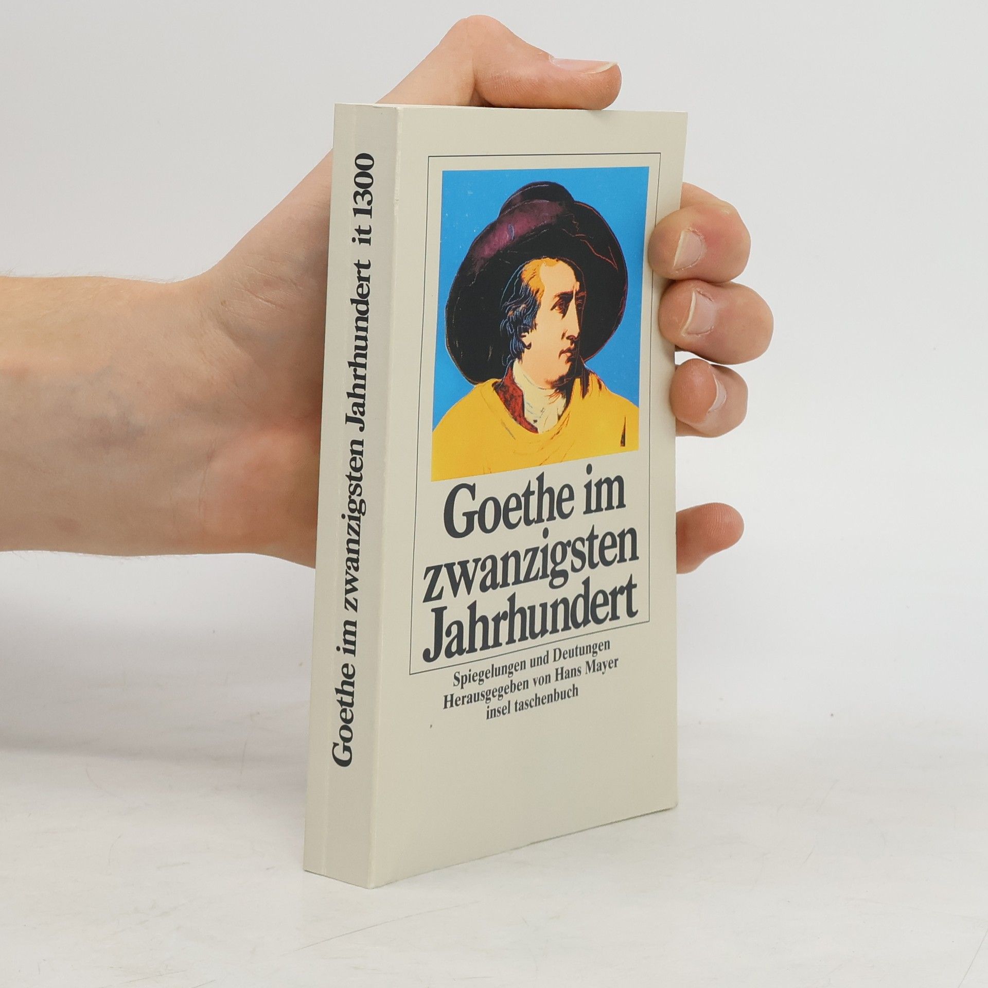 Hans Mayer Goethe im zwanzigsten Jahrhundert
