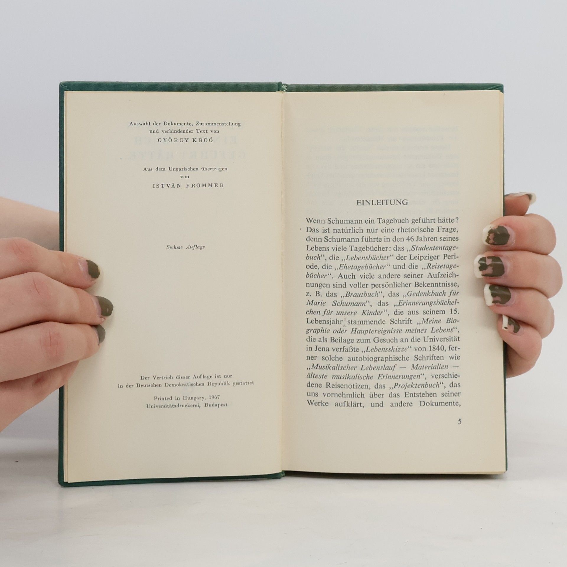 kolektiv Wenn Schumann ein Tagebuch geführt hätte