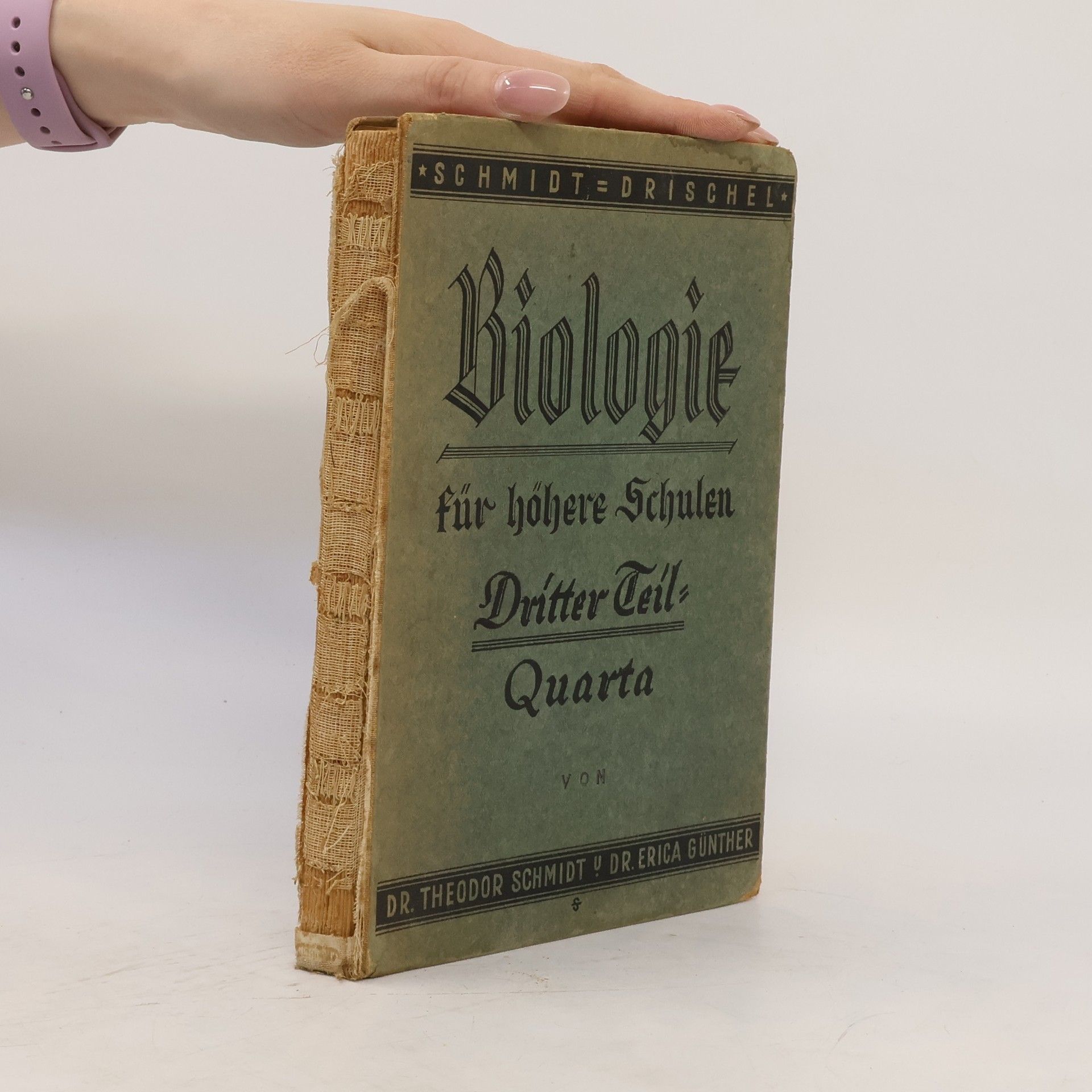 Theodor Schmidt Biologie für höhere Schulen 3