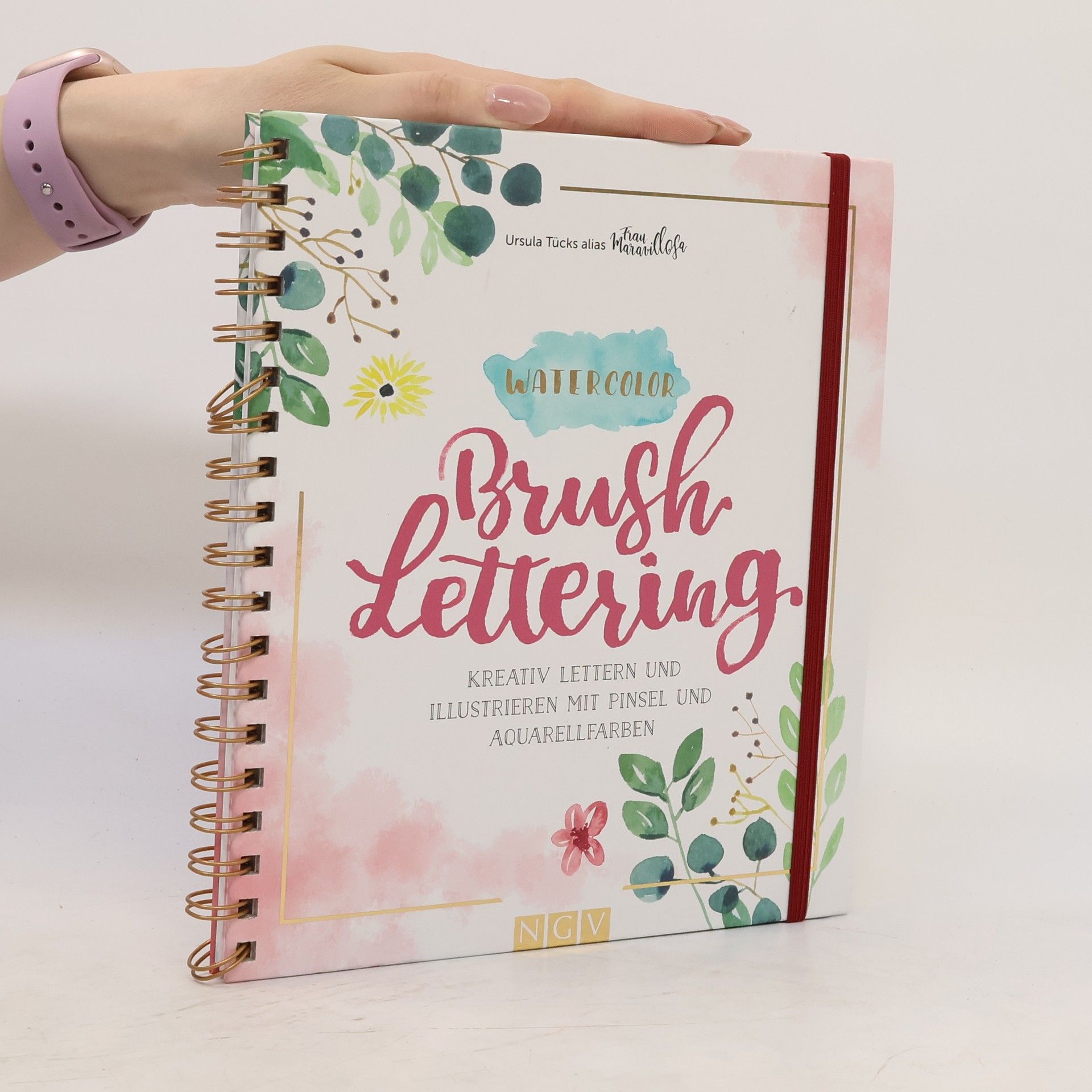 Ursula Tücks Watercolor brush lettering