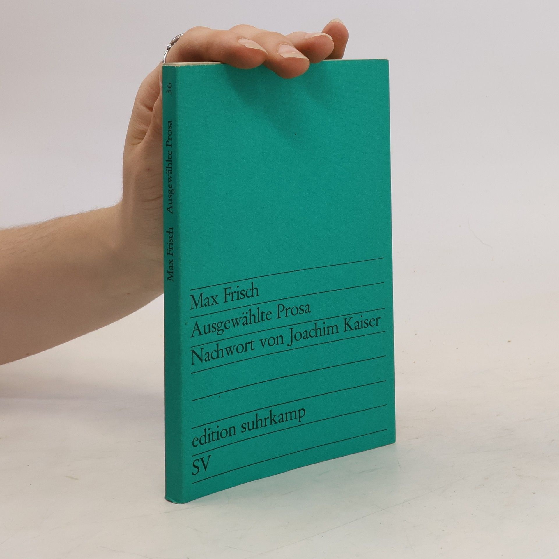 Max Frisch Ausgewählte Prosa