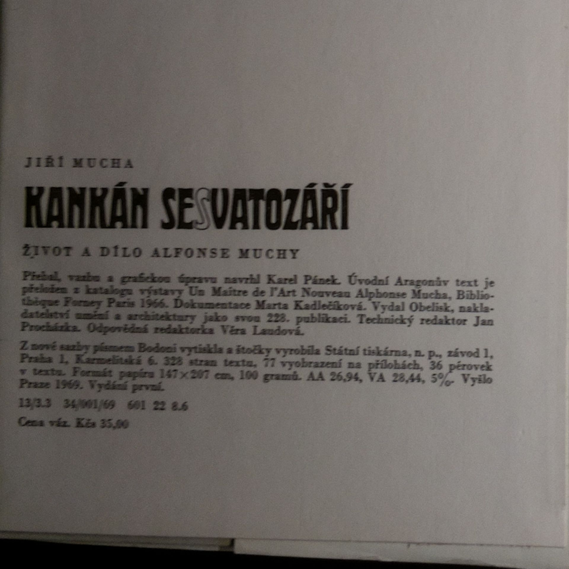 Jiří Mucha Kankán se svatozáří