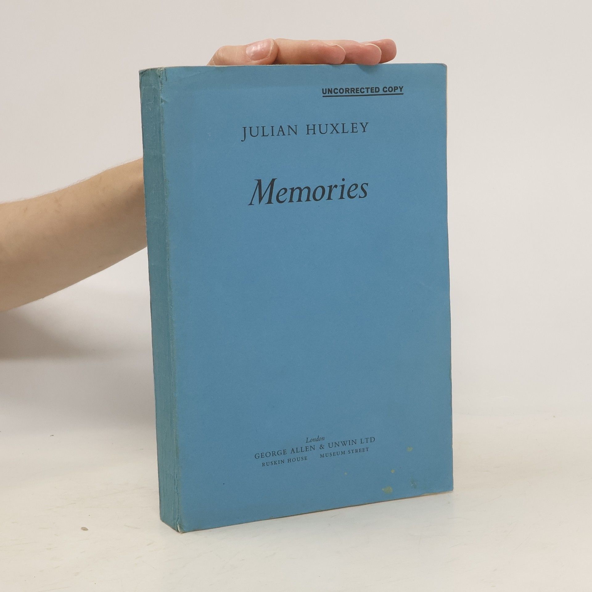 Julian Huxley Memories