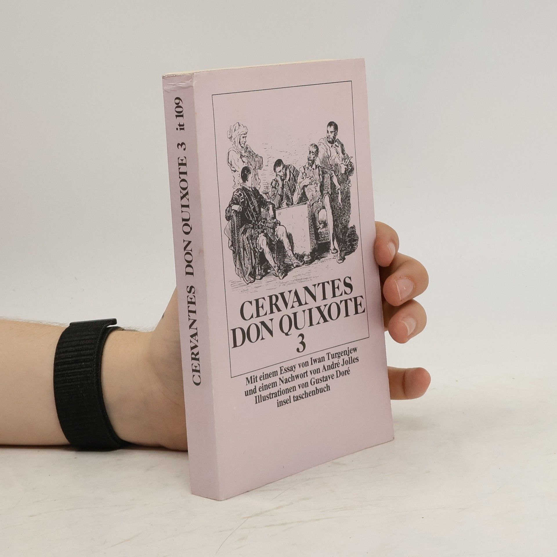 Miguel de Cervantes Der scharfsinnige Ritter Don Quixote von der Mancha, in 3 Bdn.
