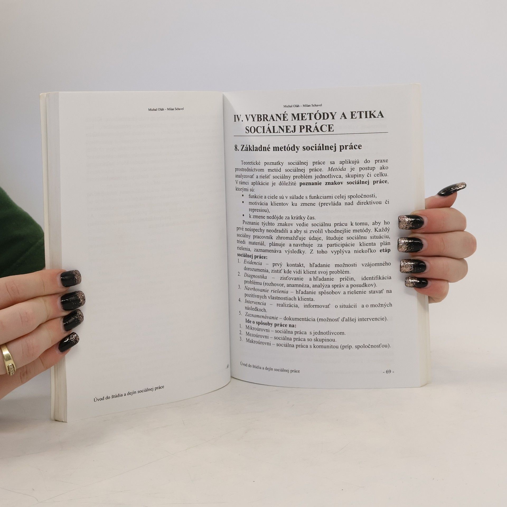 Shavel Oláh Úvod do štúdia a dejín sociálnej práce