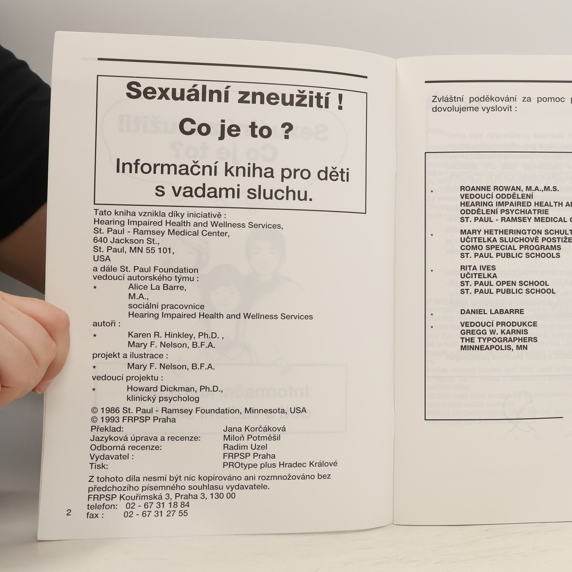 Karen R. Hinkley Sexuální zneužití! Co je to ?