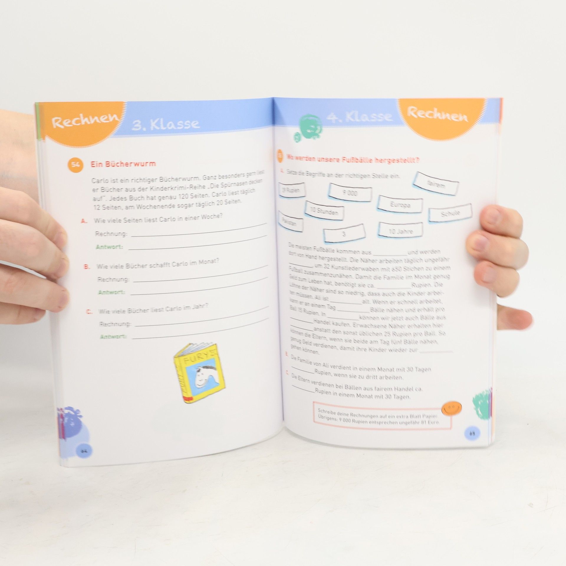 Various authors Fit für gute Noten: Mathematik Textaufgaben Klasse 1-4