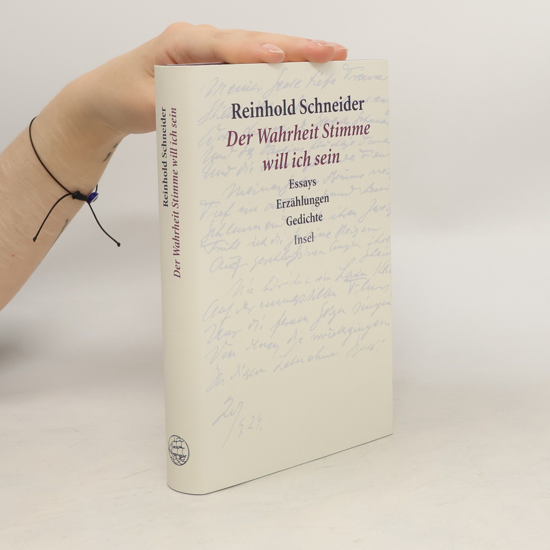 Reinhold Schneider Der Wahrheit Stimme will ich sein
