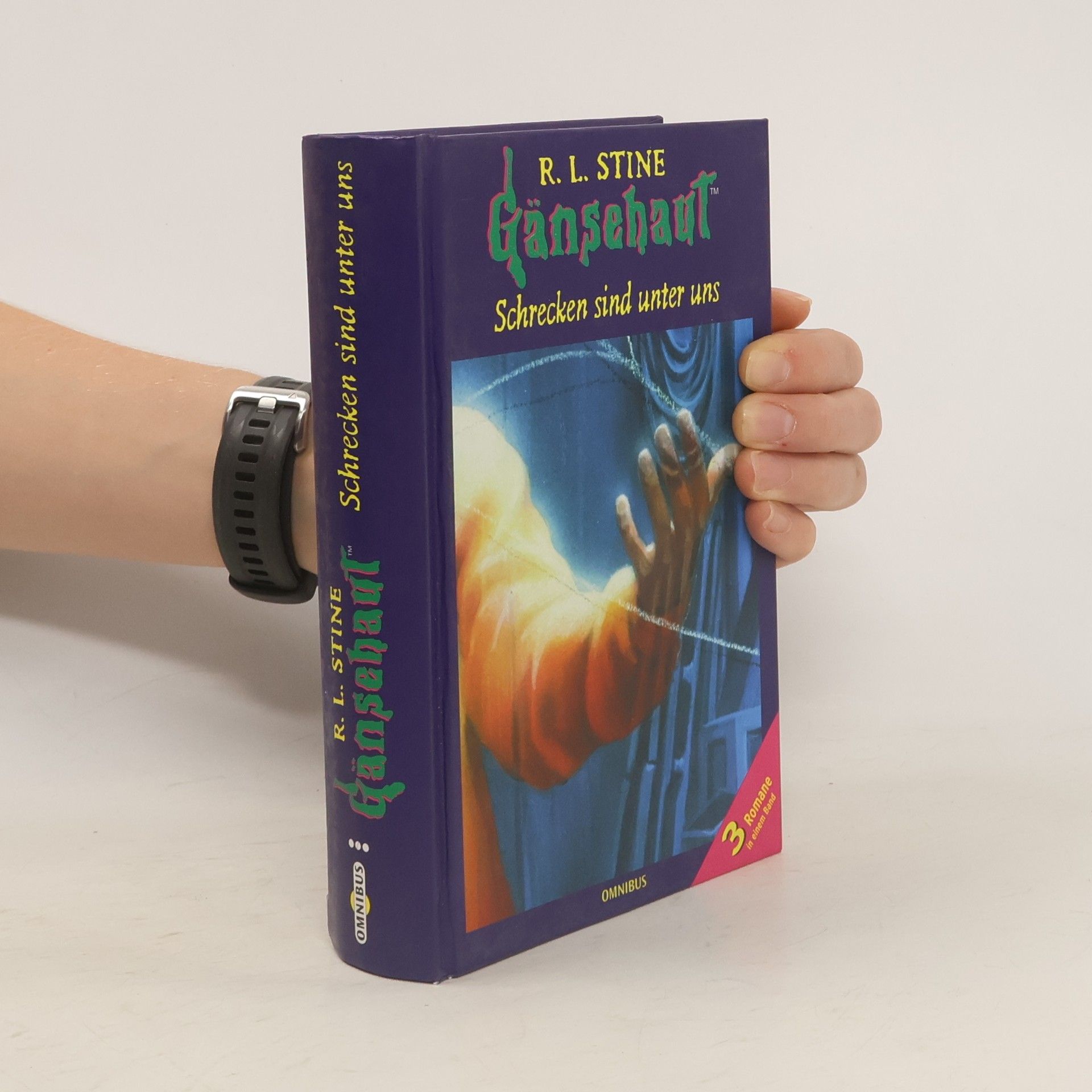 R. L. Stine Gänsehaut, Schrecken sind unter uns. Der Spiegel des Schreckens; Die Nacht im Turm der Schrecken; Der Schrecken, der aus der Tiefe kam. 3 Romane in einem Band