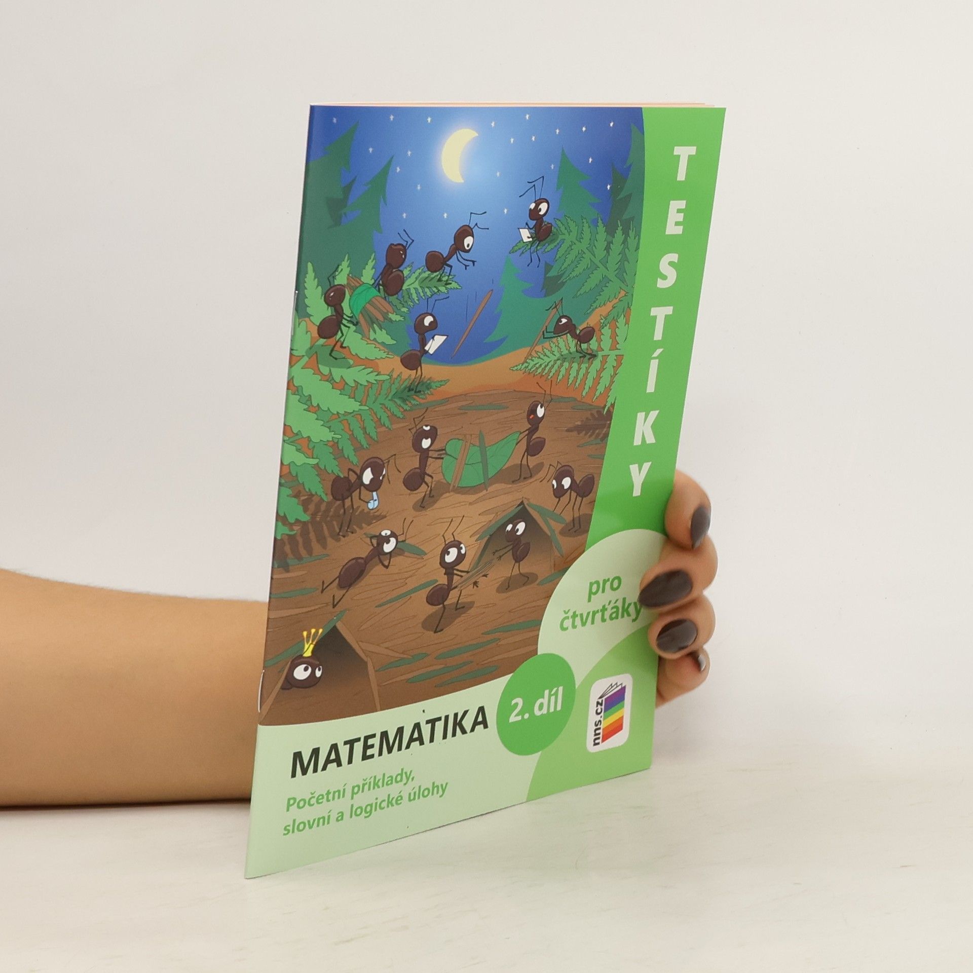 NNS Testíky pro čtvrťáky – matematika, 2. díl (barevný pracovní sešit)