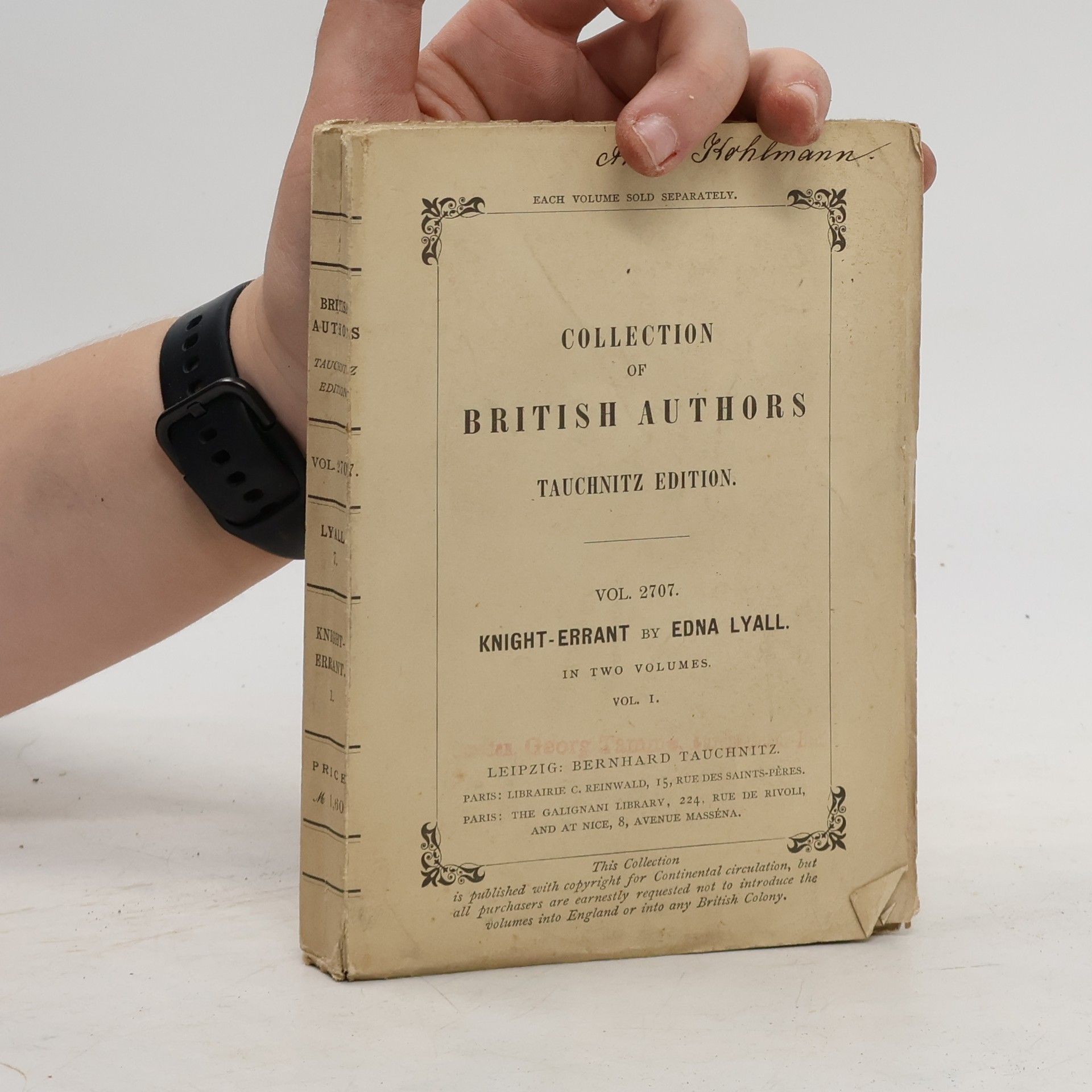 Edna Lyall Collection of British Authors. Vol. 2707