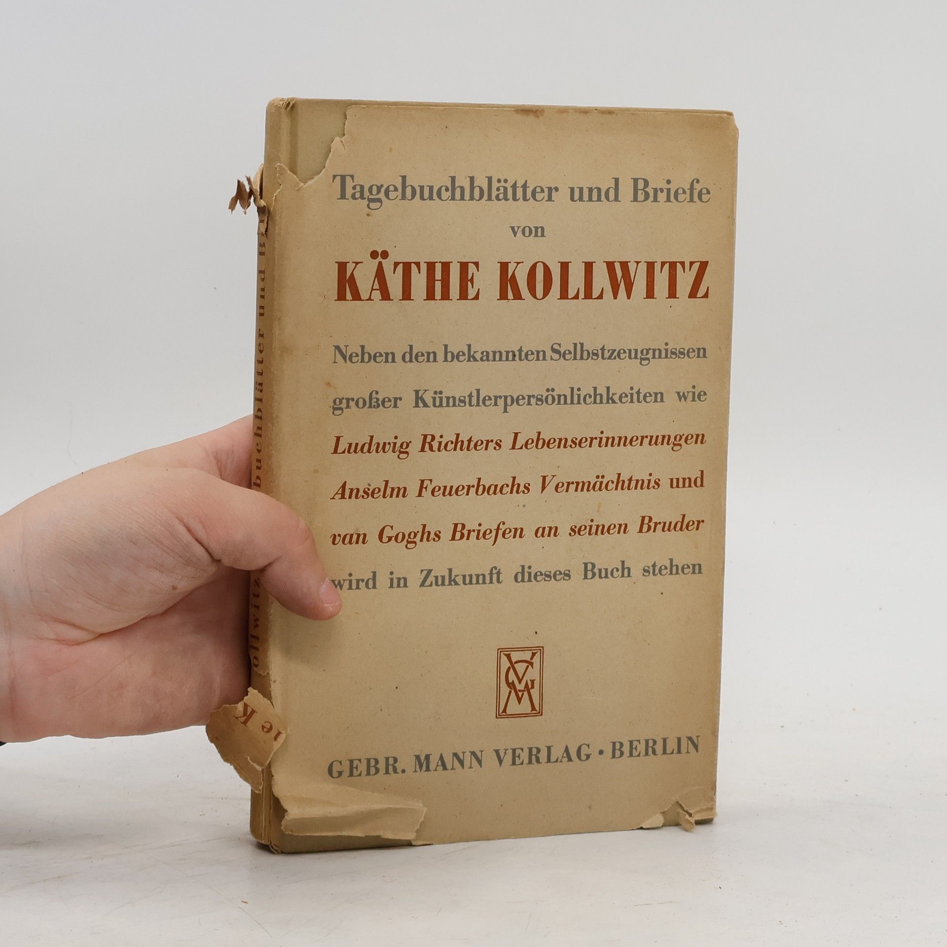 Käthe Kollwitz Tagebuchblätter und Briefe